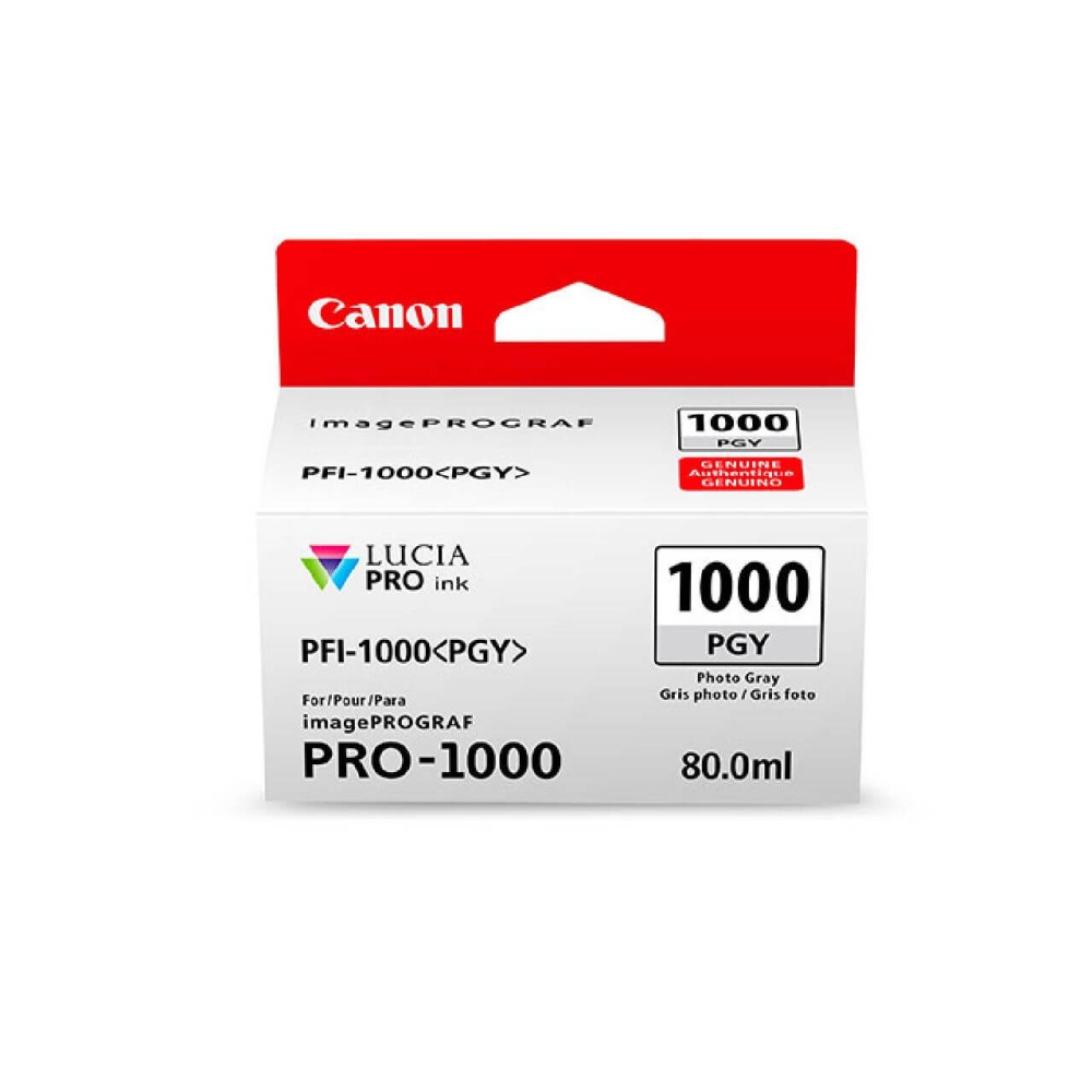 Original Canon Tintenpatrone 0553C001 / PFI-1000PGY Photo Grau