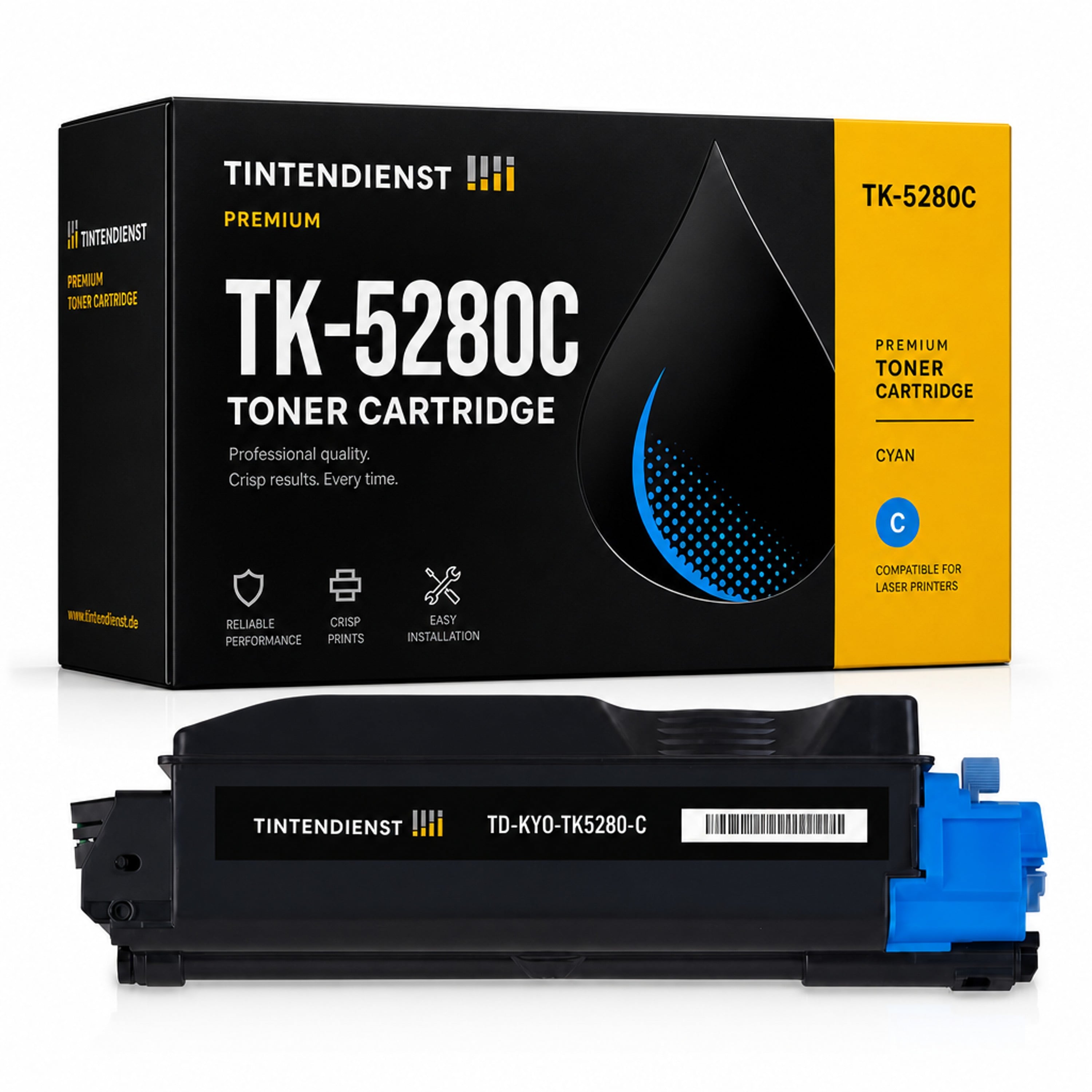 Toner kompatibel zu Kyocera TK-5280C, cyan