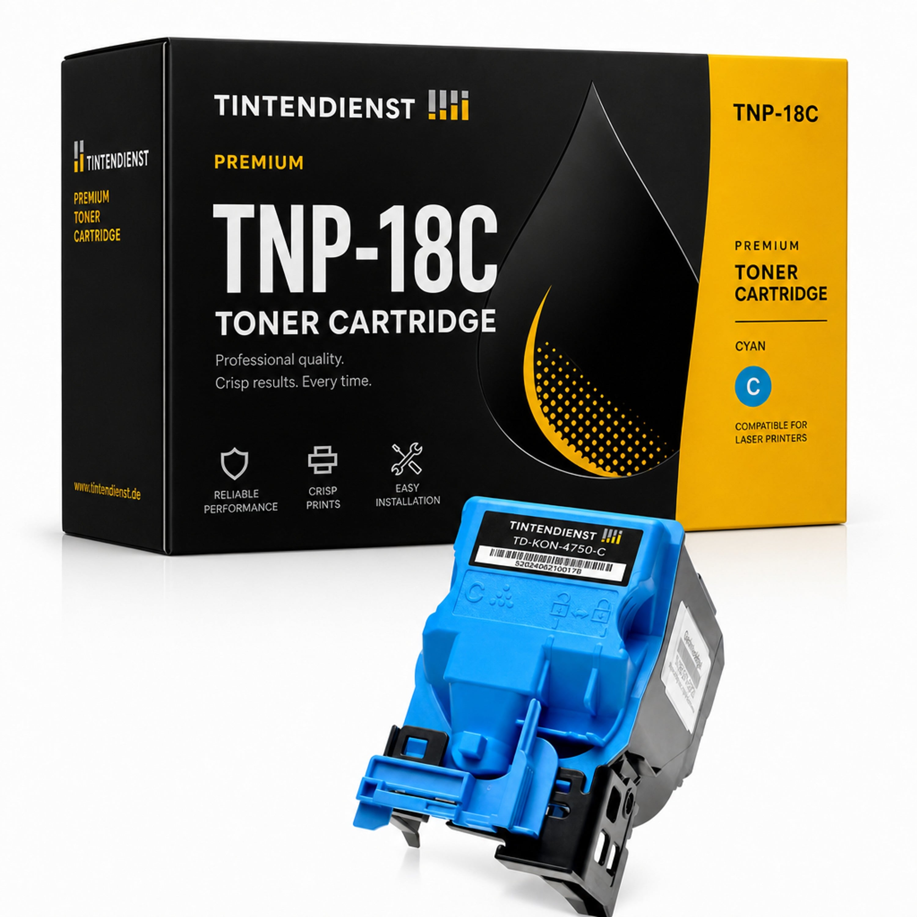 Toner kompatibel zu Konica Minolta TNP-18C, cyan