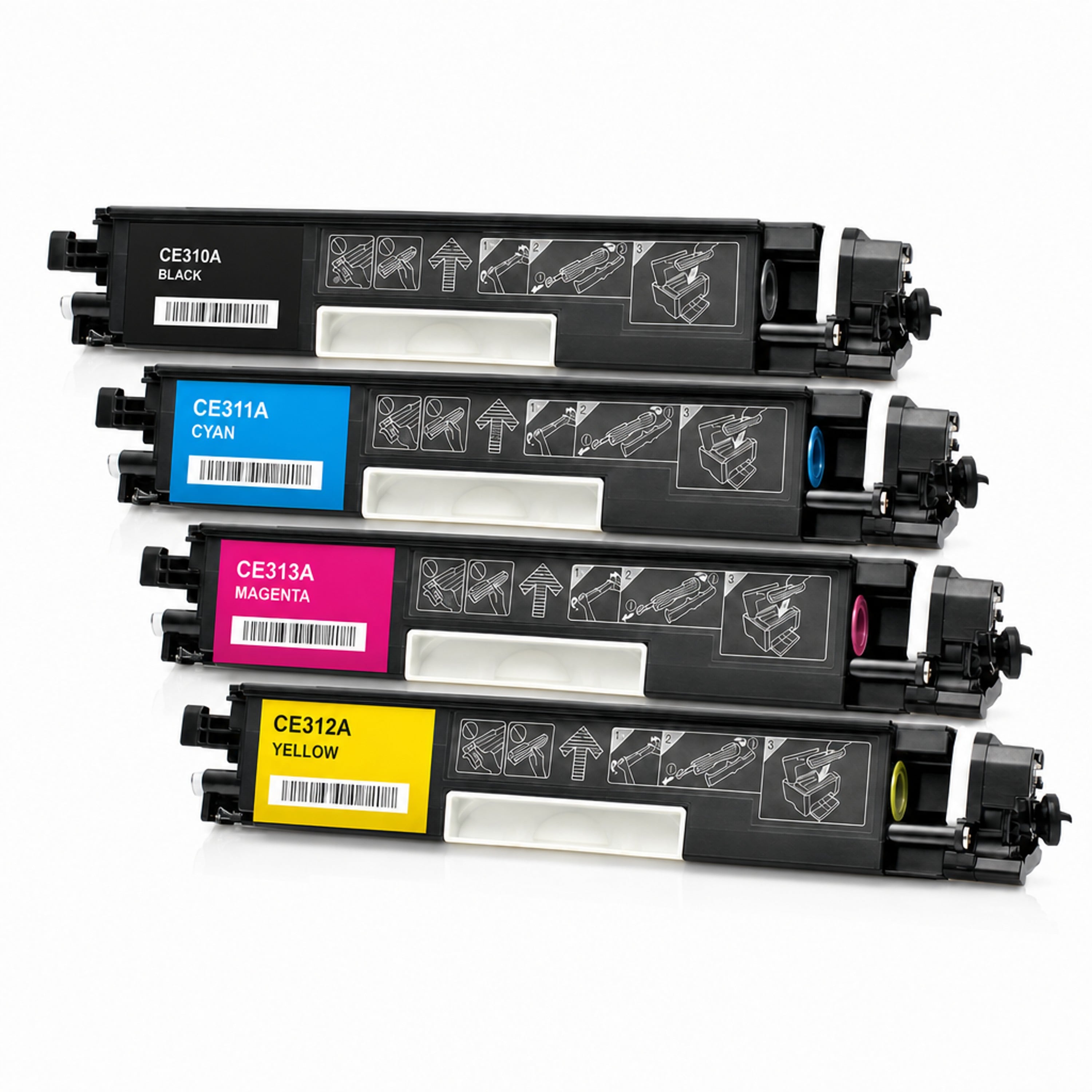 Multipack - Toner ersetzt Canon 4370B002, 4 Toner