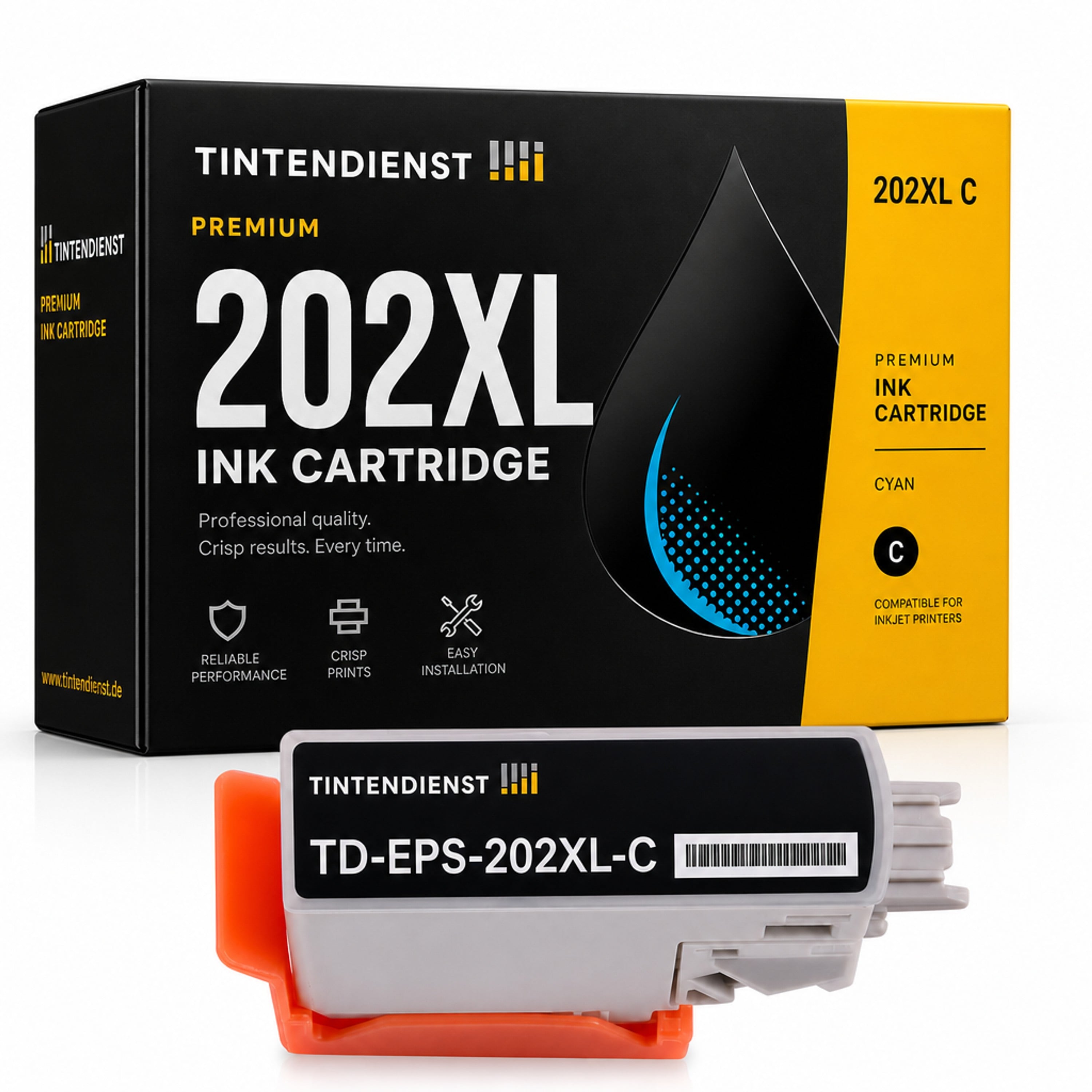 Druckerpatrone kompatibel zu Epson 202XL, cyan