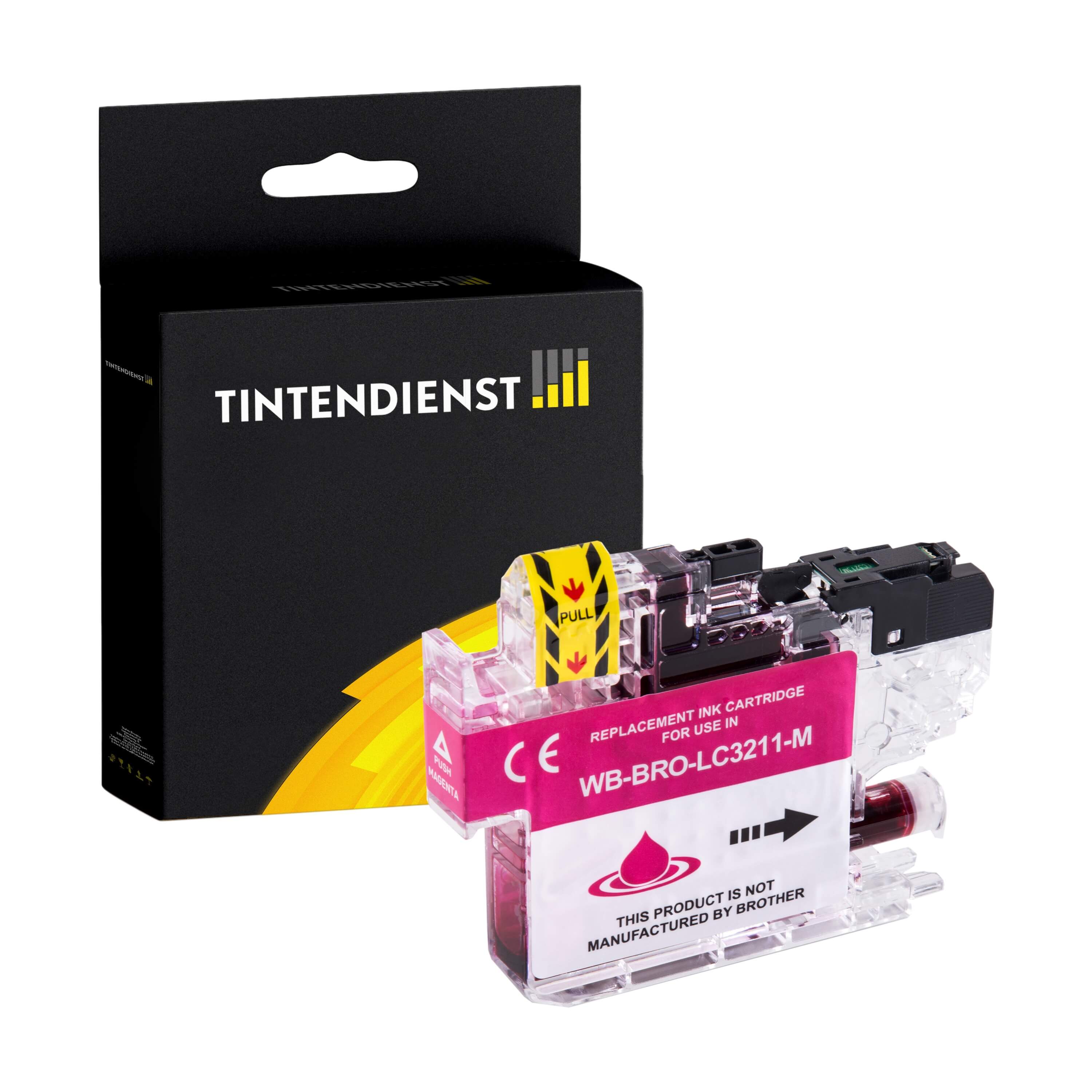 Tintendienst kompatibel für Brother Tintenpatrone LC-3211M Magenta