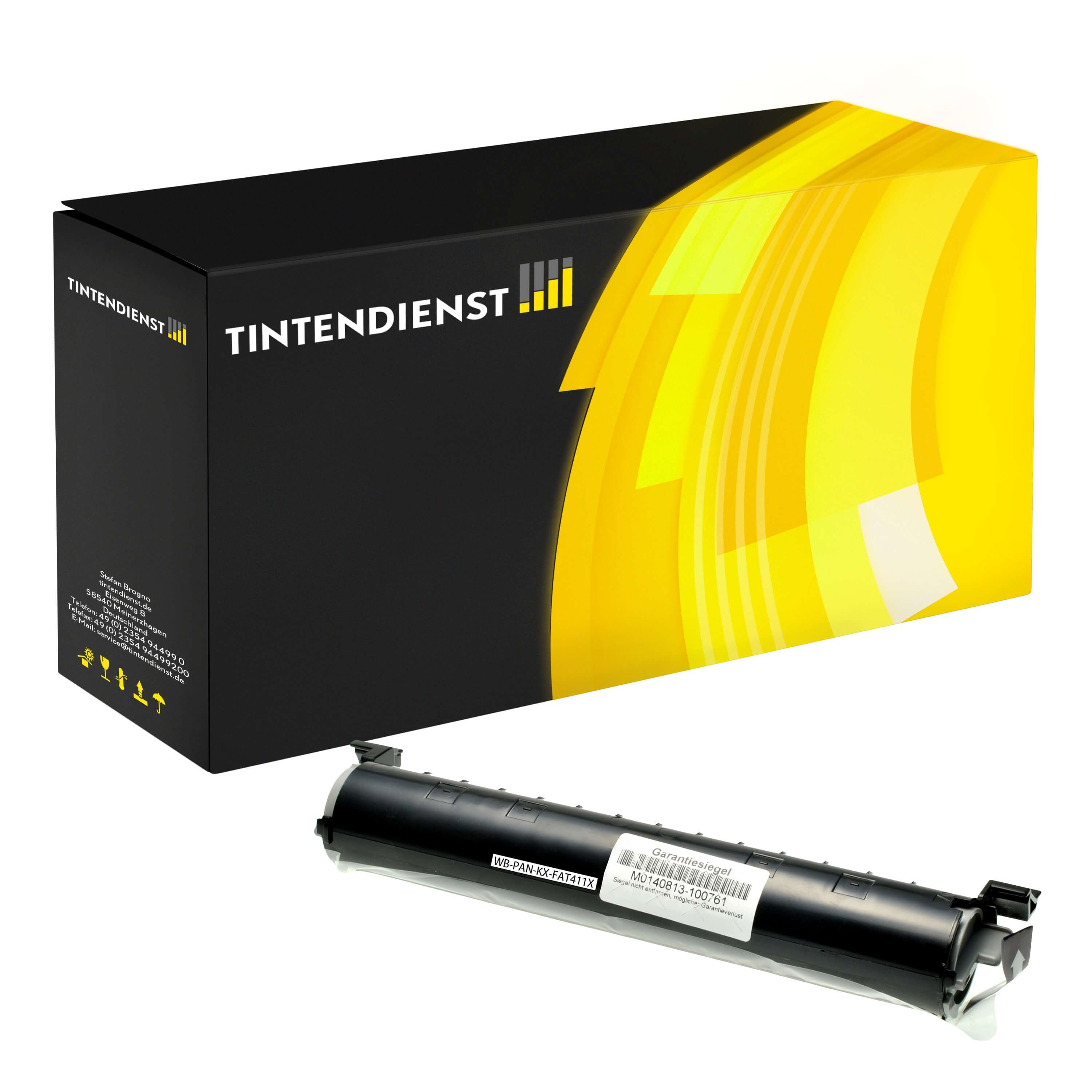 Toner kompatibel zu Panasonic KX-FAT411X, schwarz