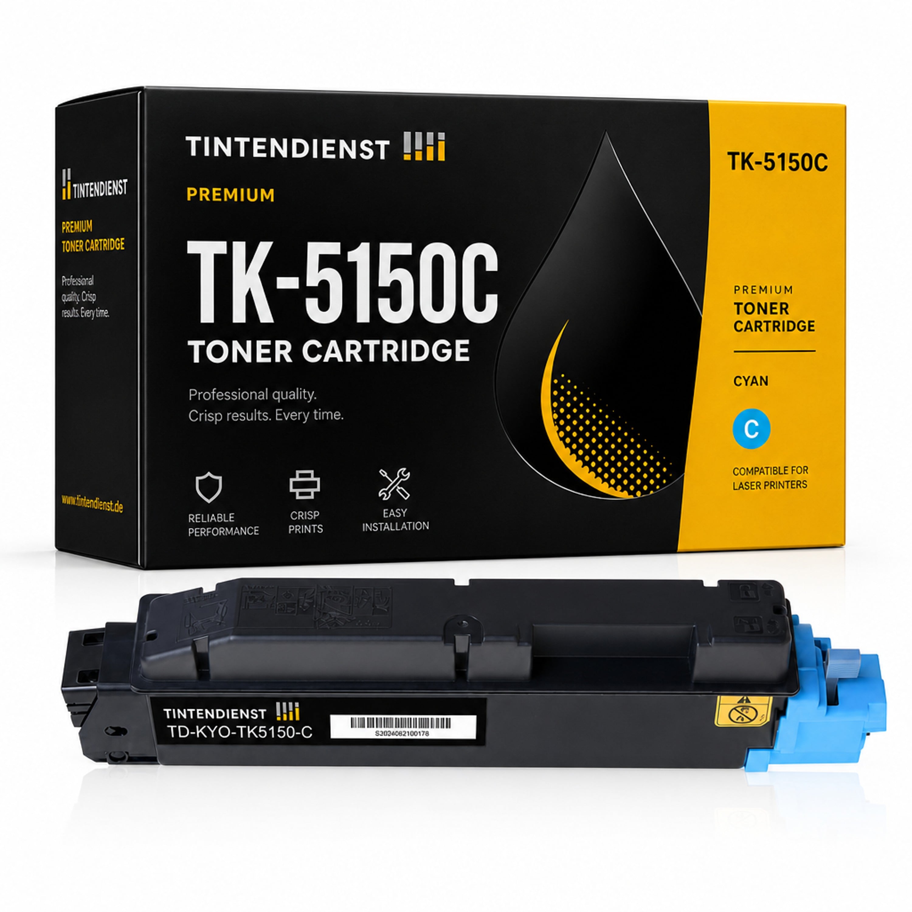 Toner kompatibel zu Kyocera TK-5150C, cyan