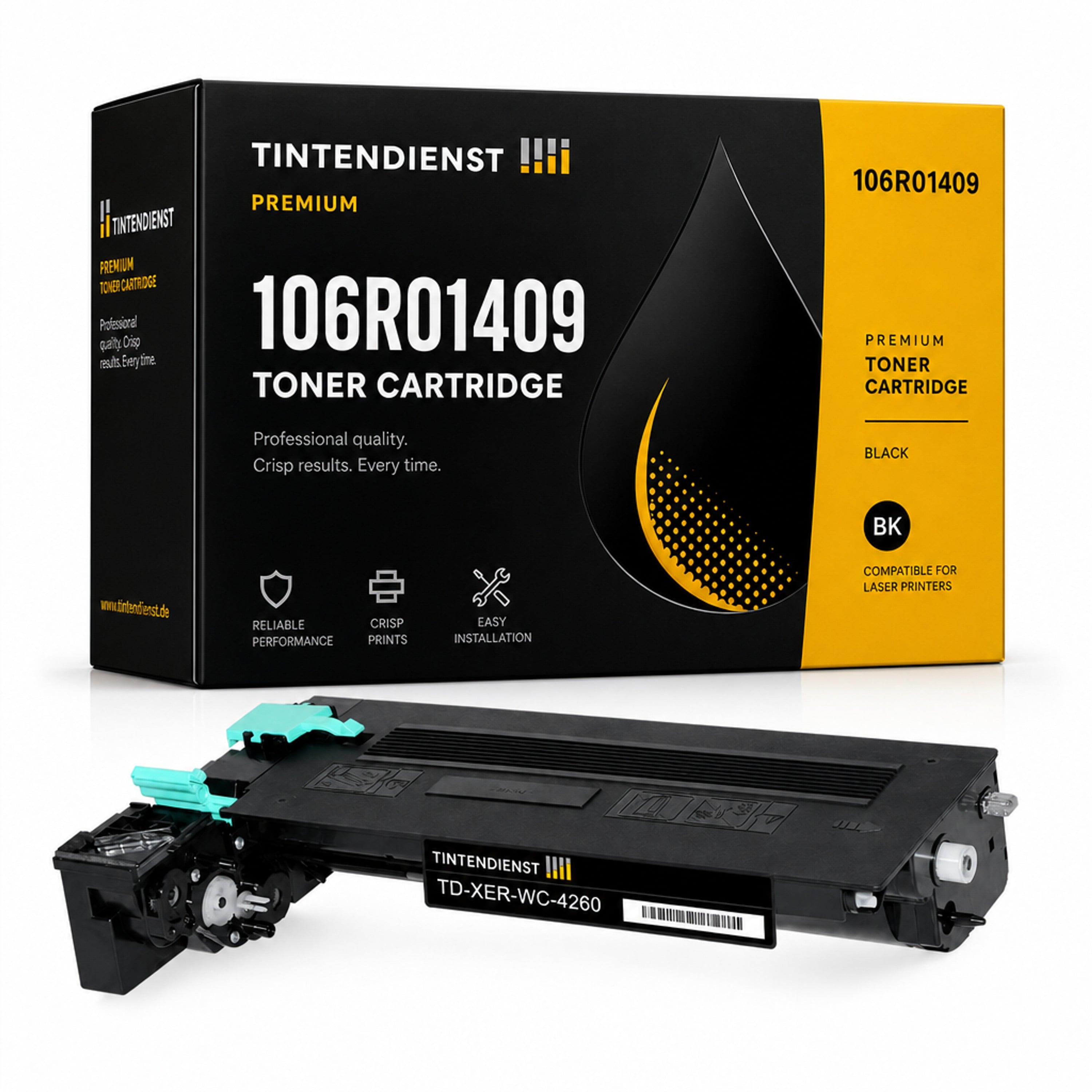Toner kompatibel zu Xerox 106R01409, schwarz