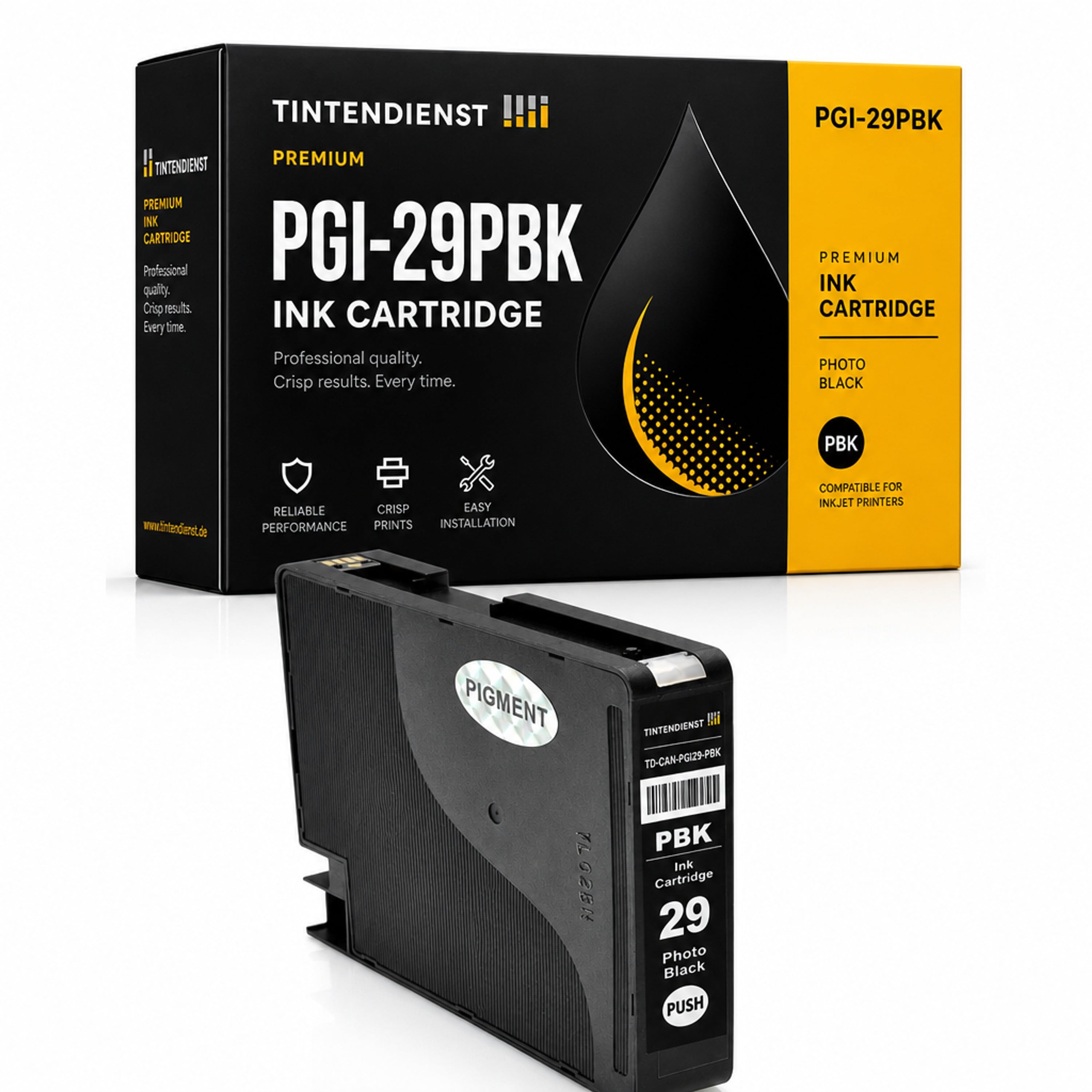 Druckerpatrone kompatibel zu Canon PGI-29PBK, photo schwarz