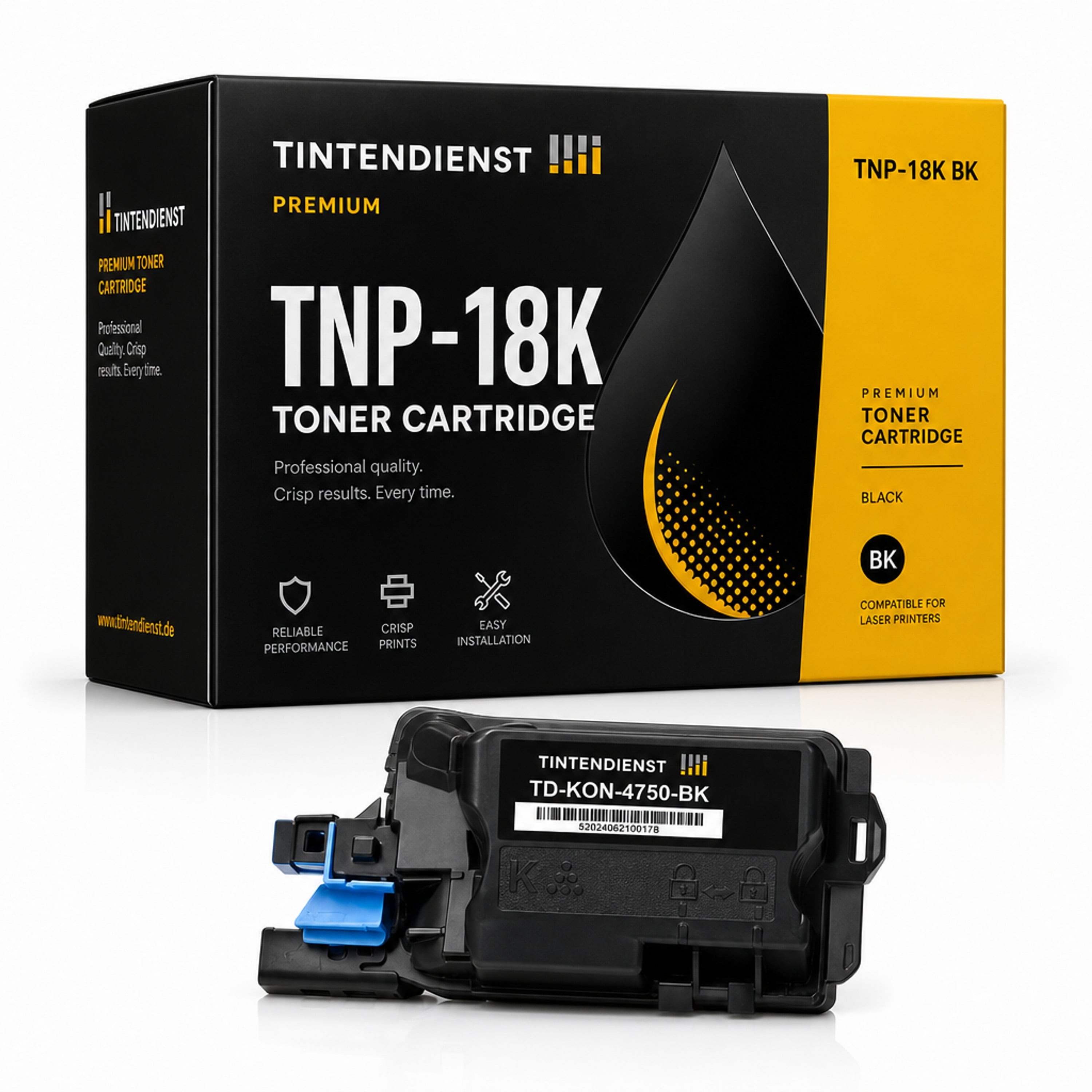 Toner kompatibel zu Konica Minolta TNP-18K, schwarz