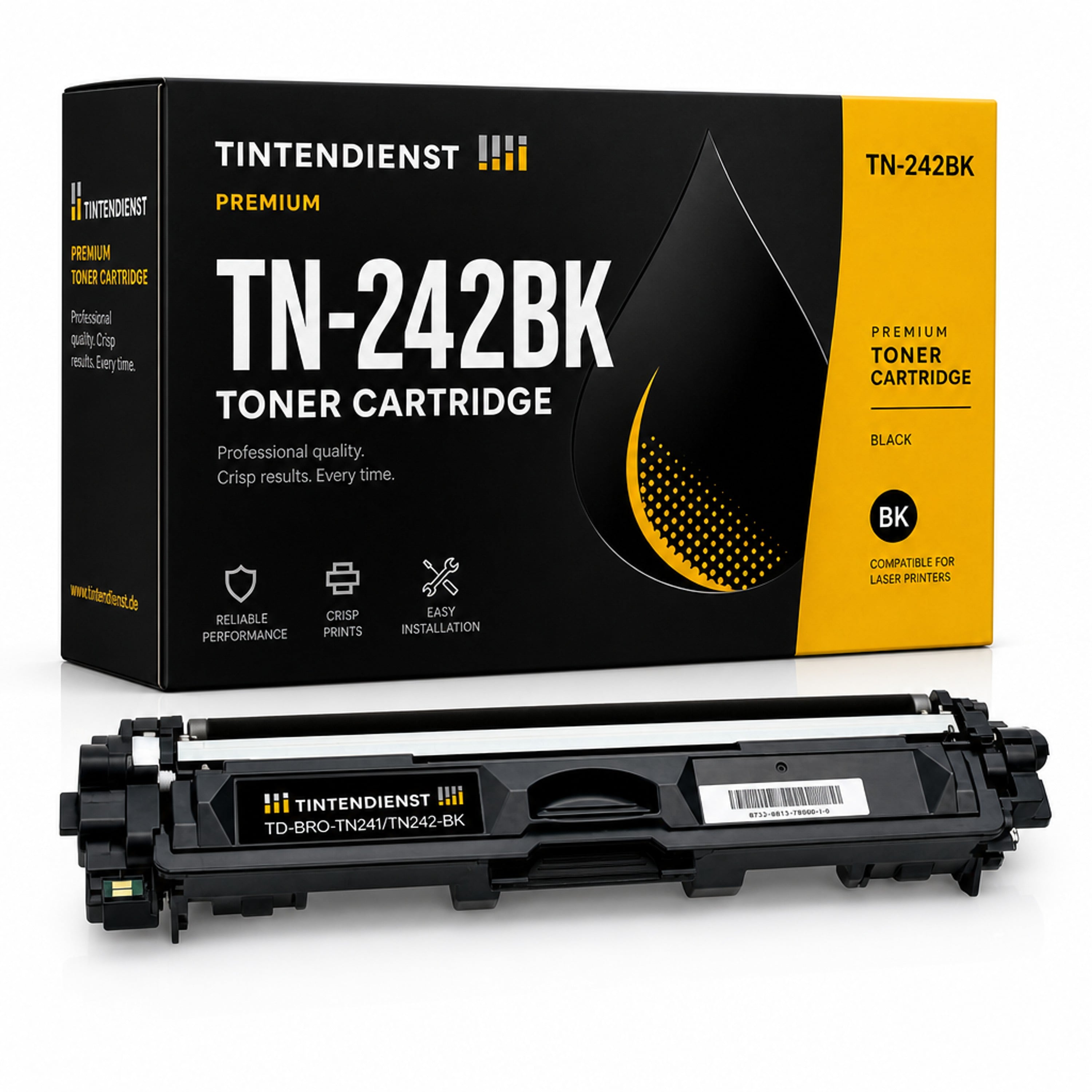 Toner kompatibel zu Brother TN-242BK, schwarz