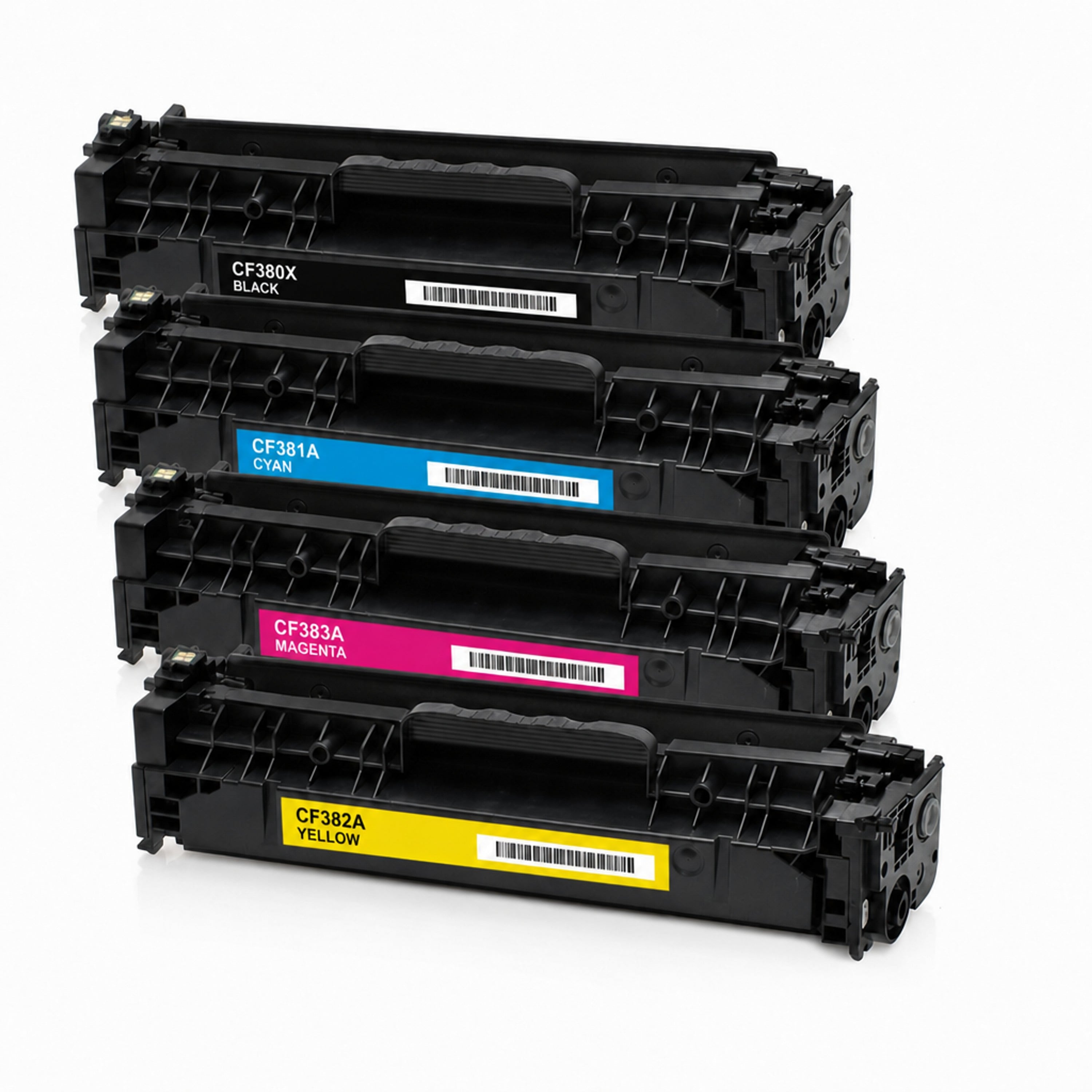 Multipack - Toner ersetzt HP CF380X, 4 Toner