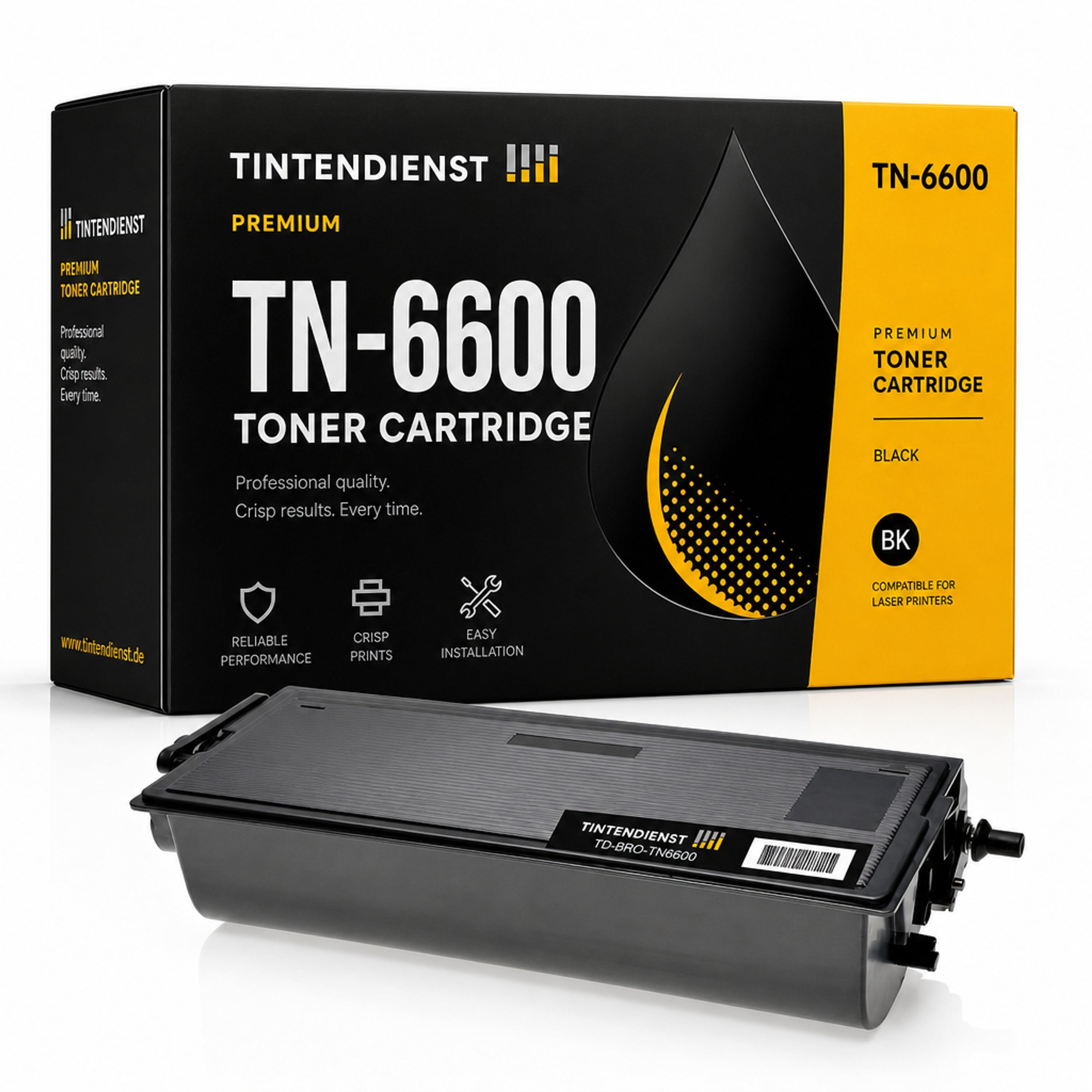 Toner kompatibel zu Brother TN-6600, schwarz