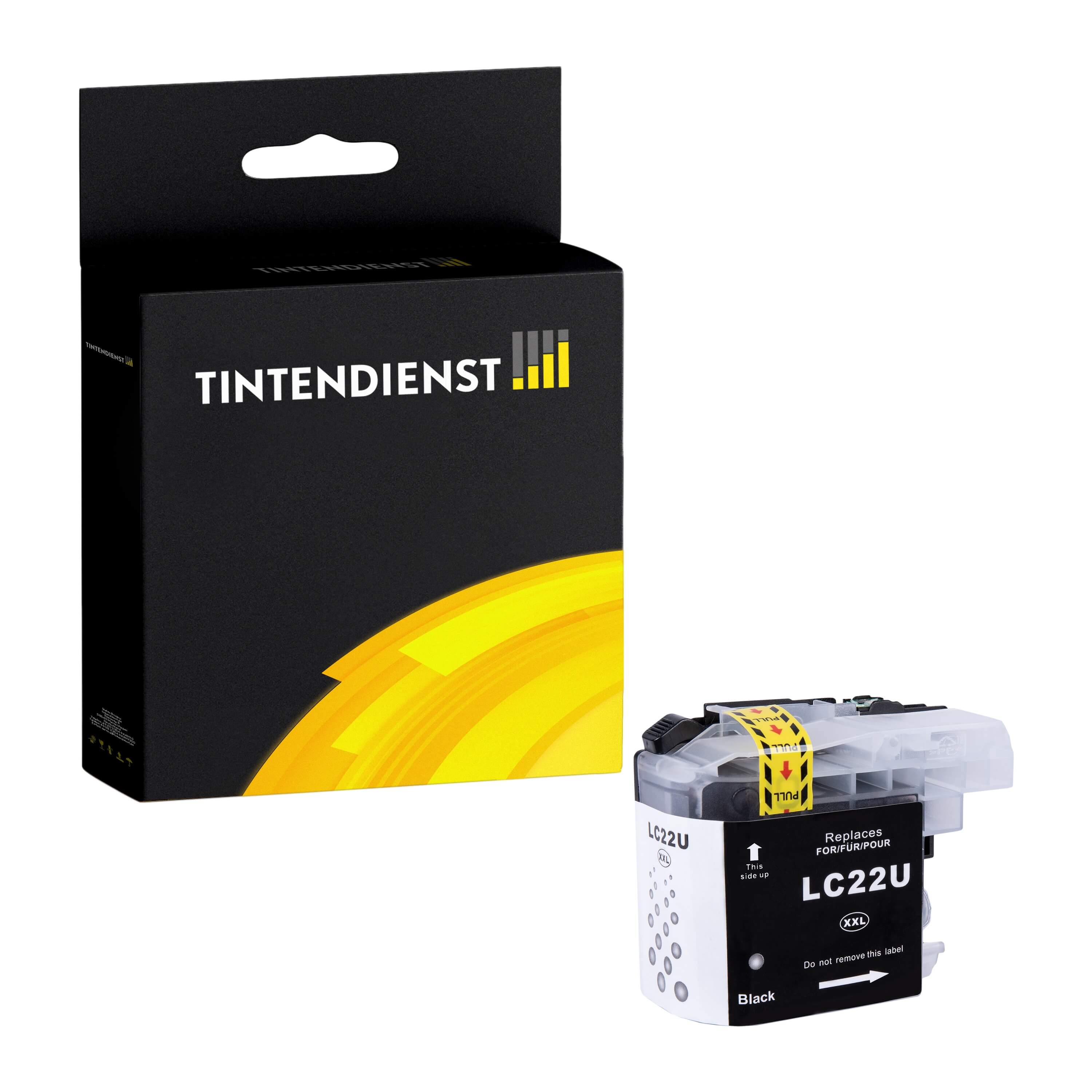 Tintendienst kompatibel für Brother Tintenpatrone LC-22UBK Schwarz