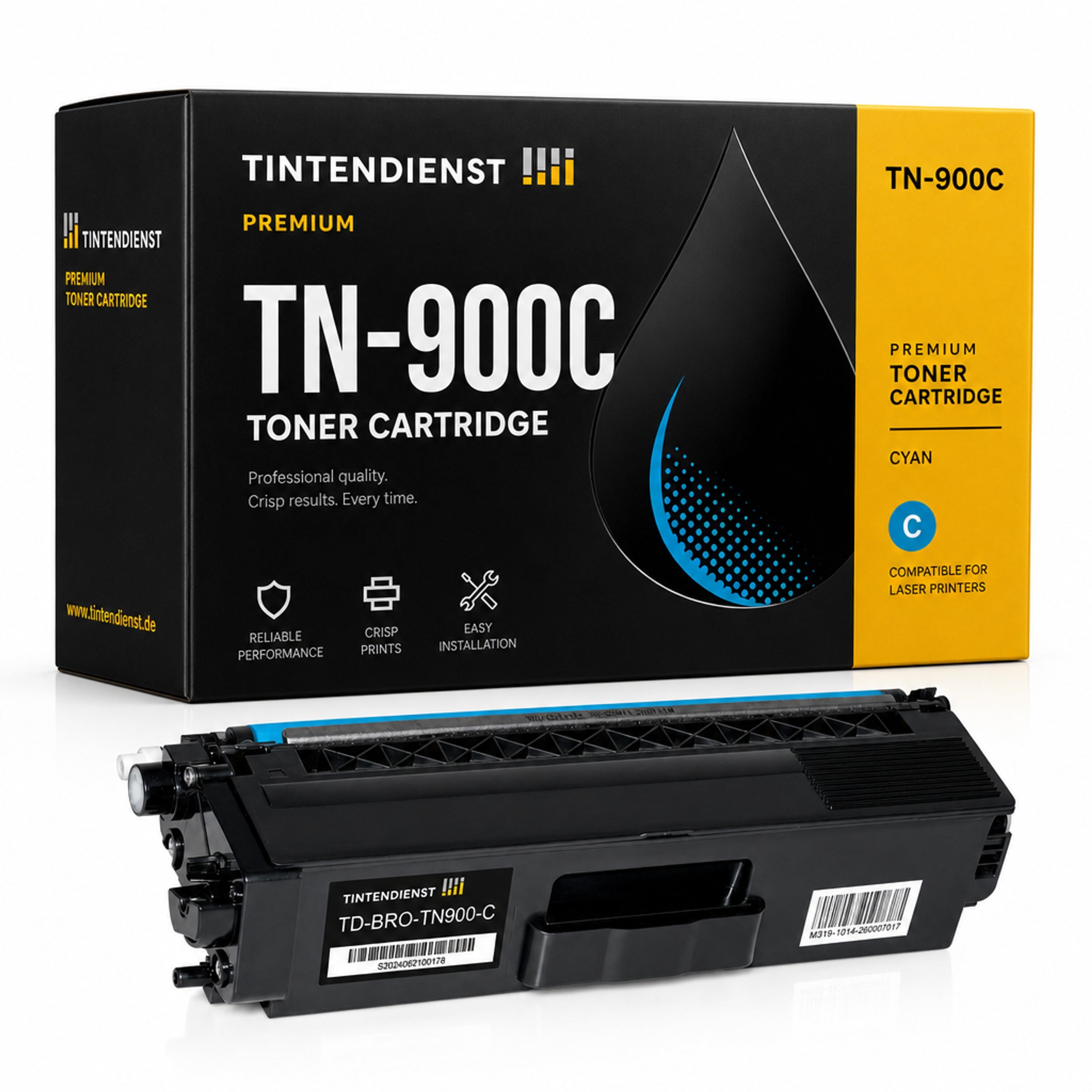 Toner kompatibel zu Brother TN-900C, cyan