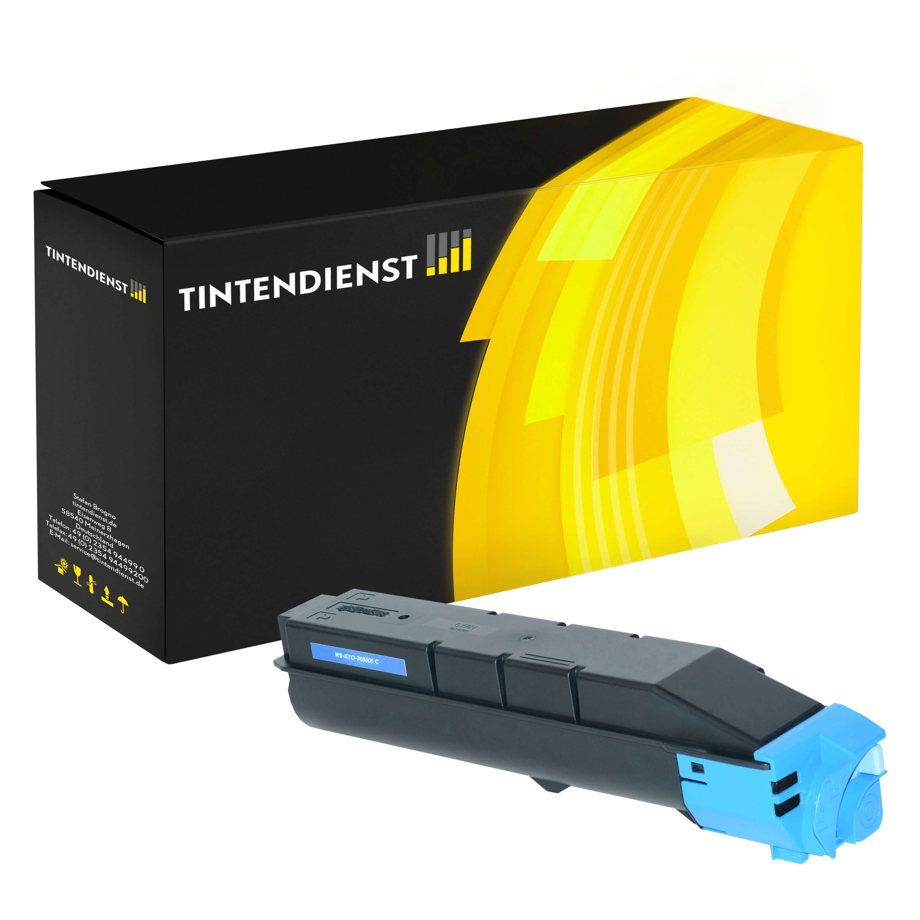 Toner kompatibel zu Kyocera TK-8505C, cyan