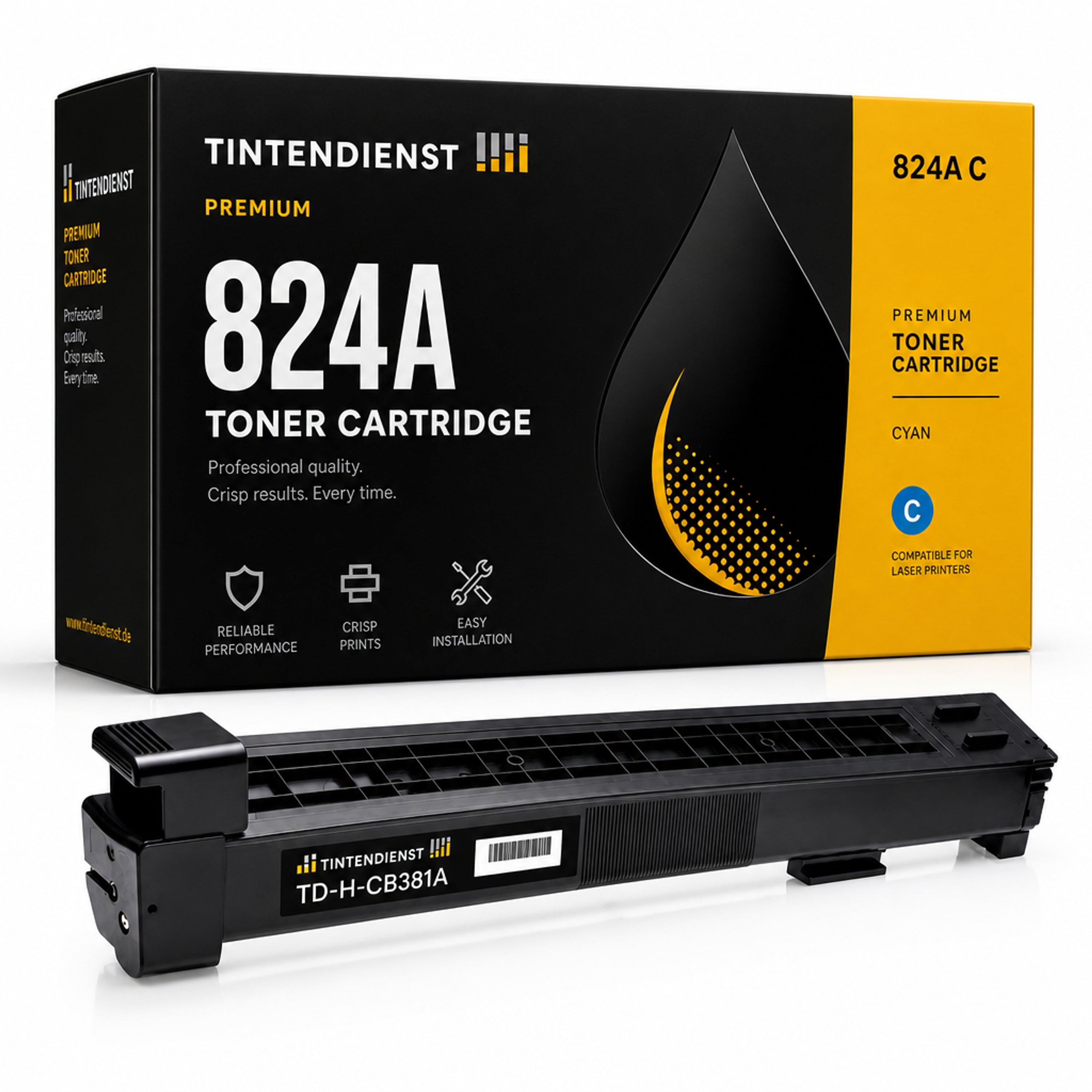 Toner kompatibel zu HP 824A, cyan