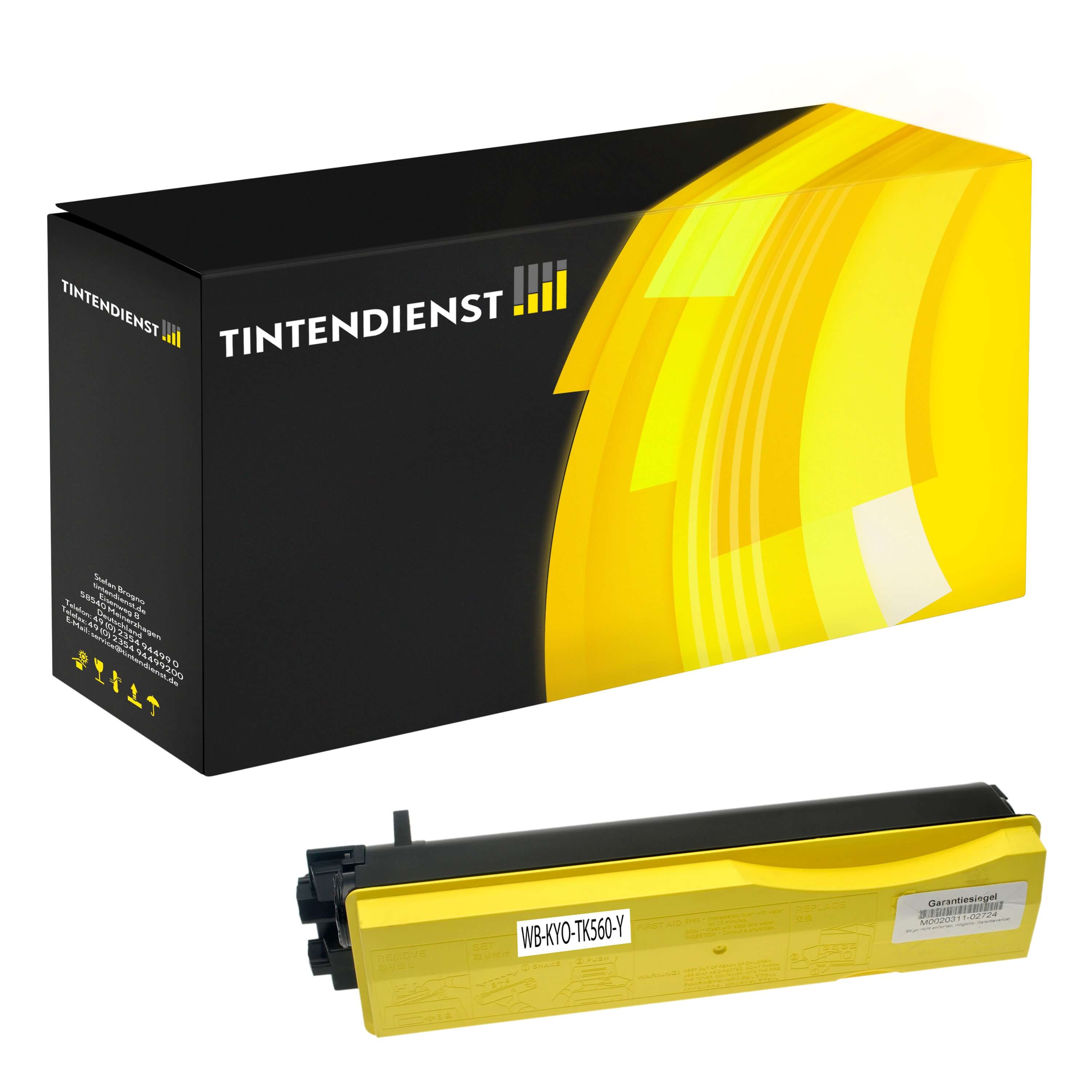 Toner kompatibel zu Kyocera TK-560Y, gelb