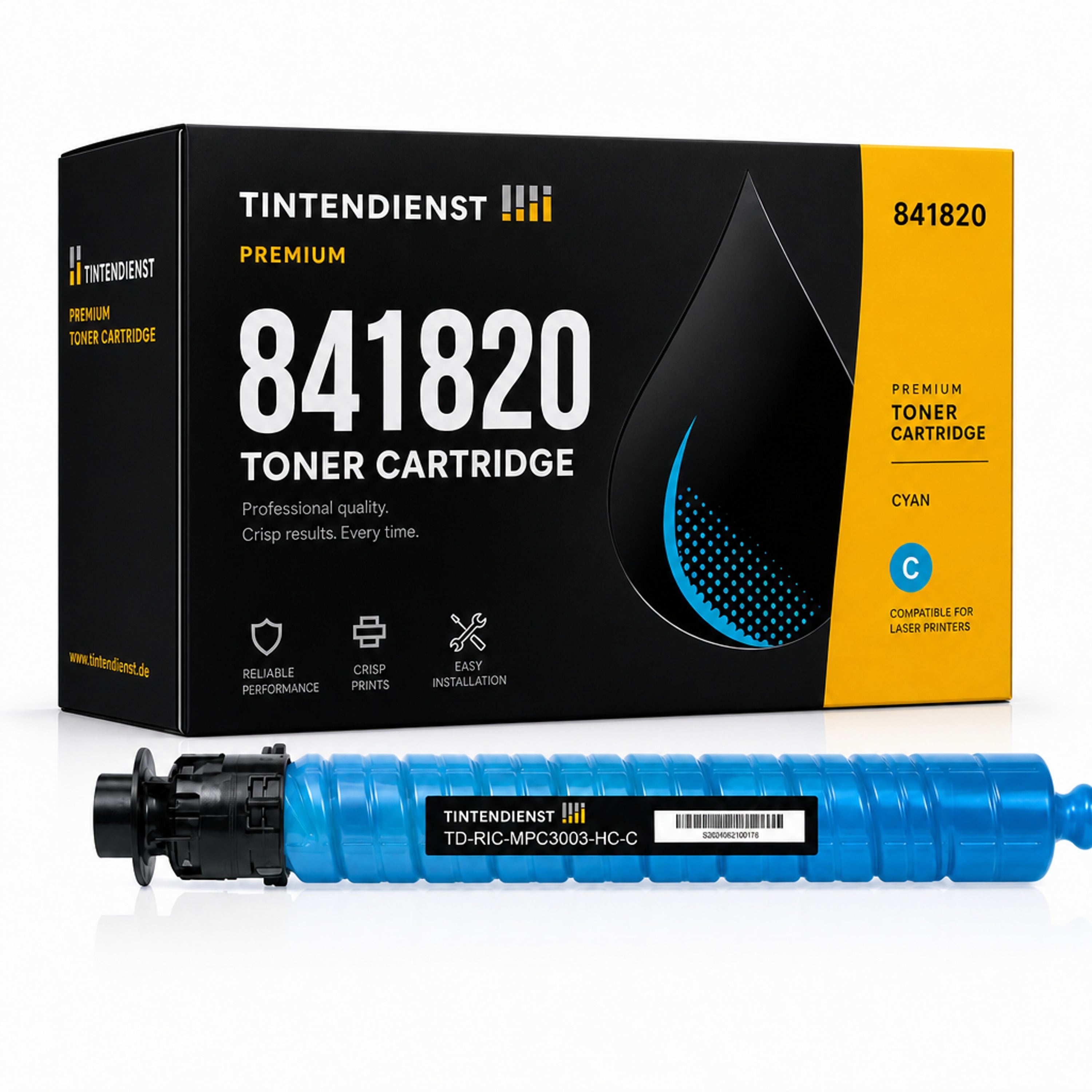 Toner kompatibel zu Ricoh 841820, cyan
