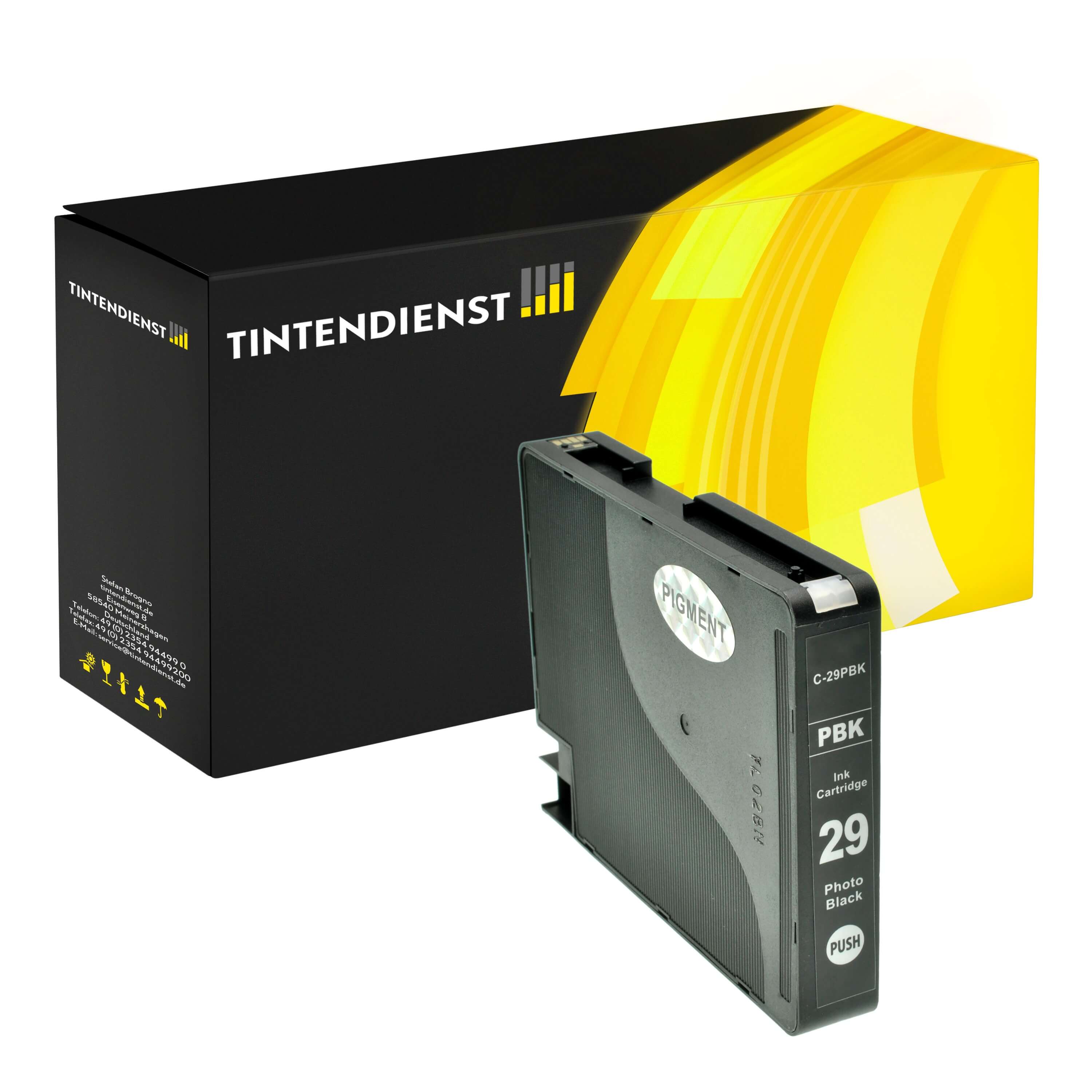 Canon PGI-29PBK Druckerpatrone (4869B001) schwarz – Tintendienst kompatibel