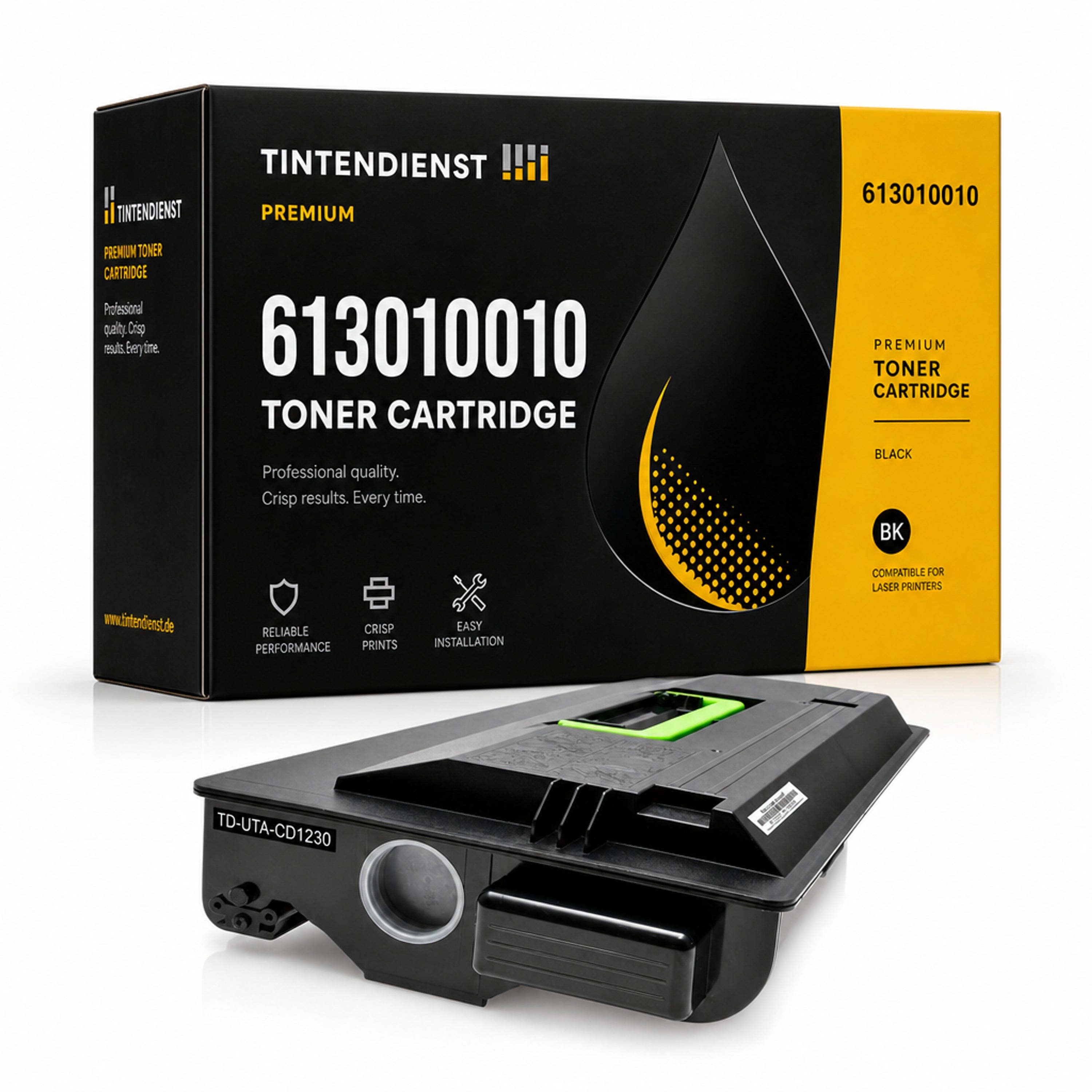 Toner kompatibel zu Utax 613010010, schwarz