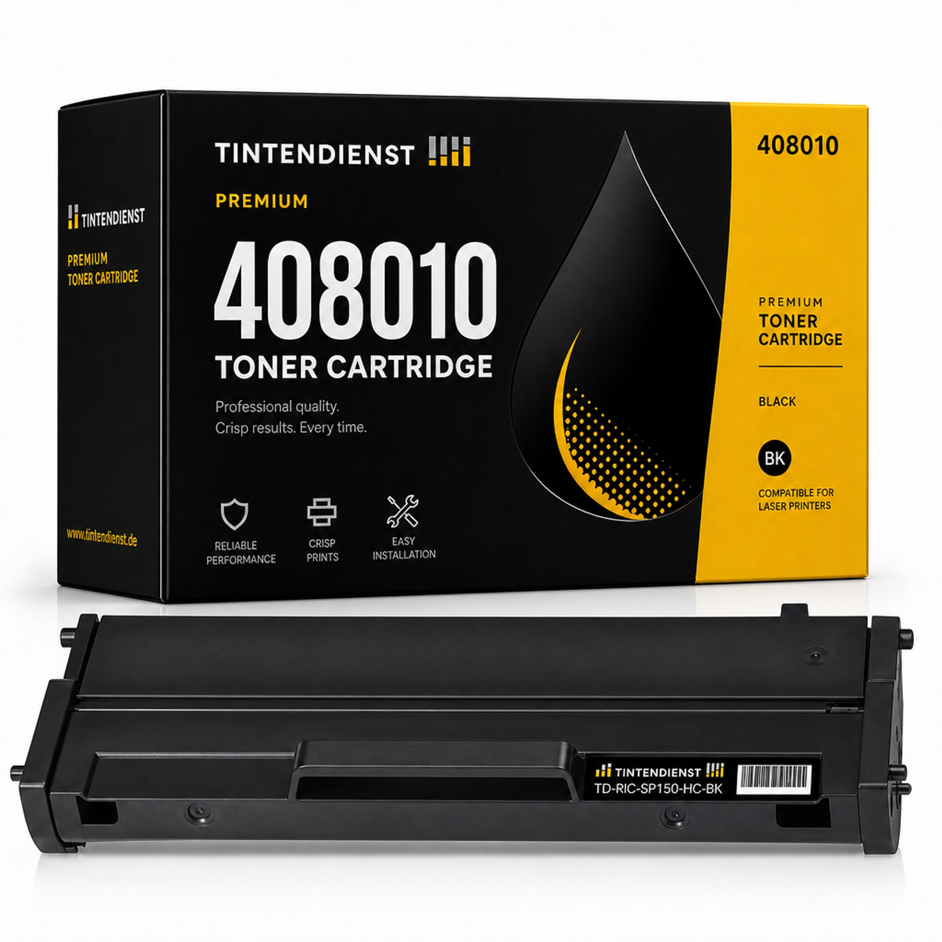 Toner kompatibel zu Ricoh 408010, schwarz