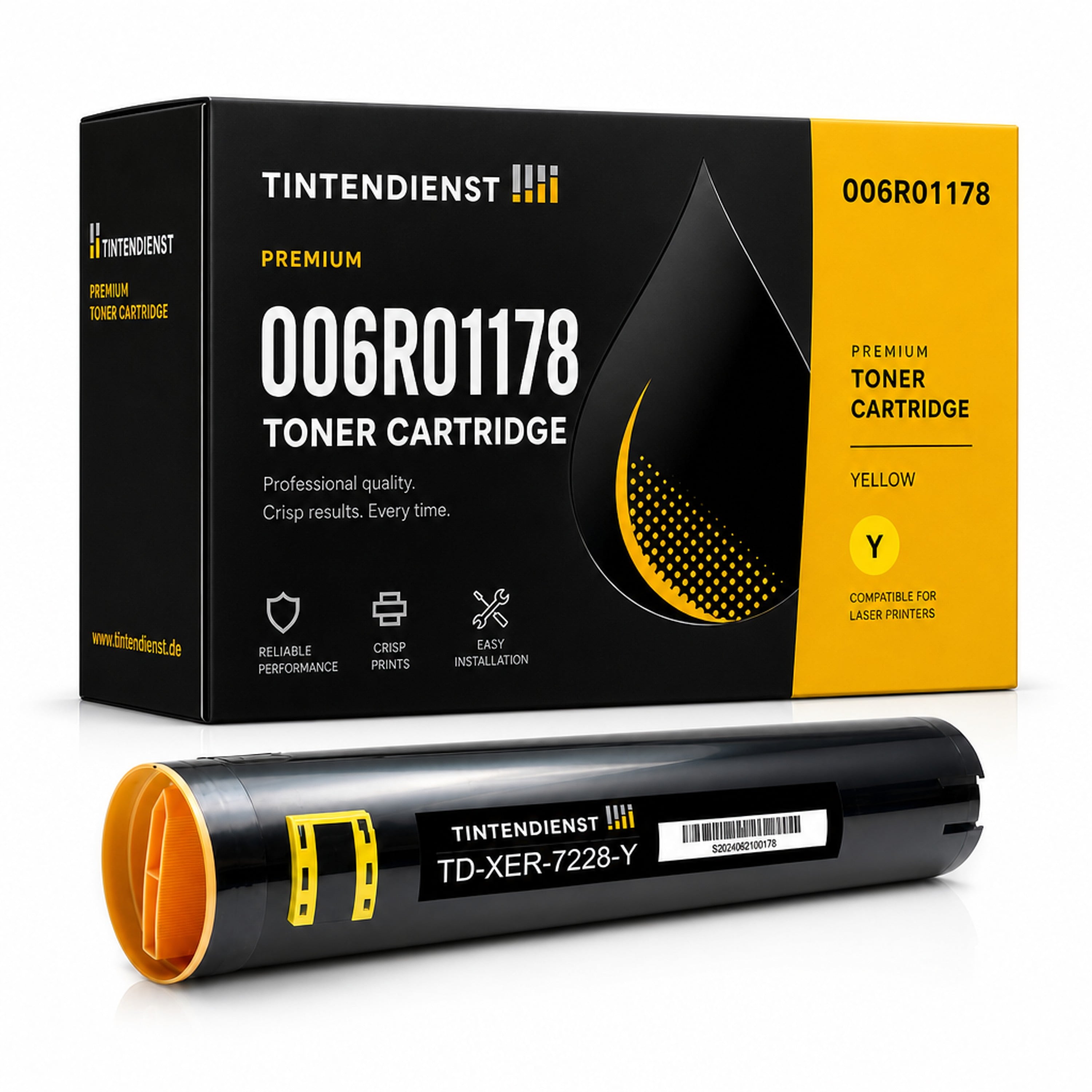 Toner kompatibel zu Xerox 006R01178, gelb