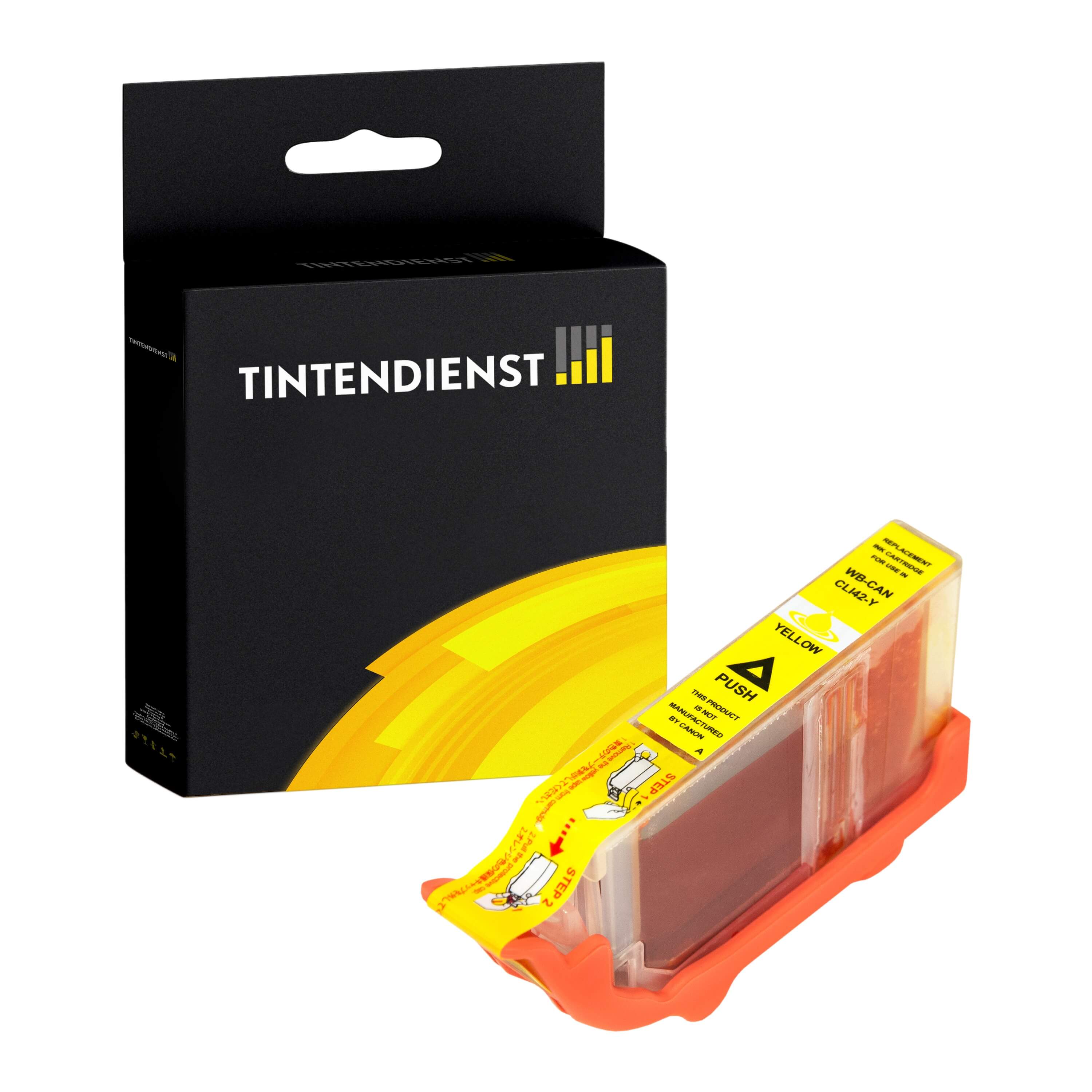 Tintendienst kompatibel für Canon Tintenpatrone 6387B001 / CLI-42Y Gelb