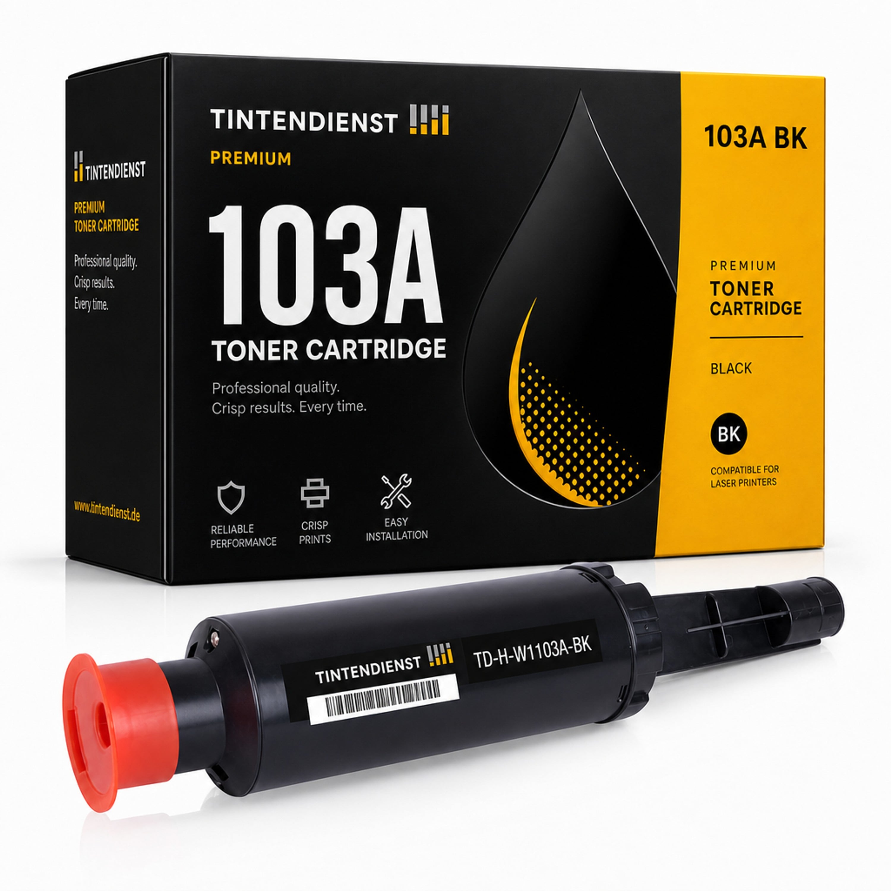 Toner kompatibel zu HP 103A, schwarz