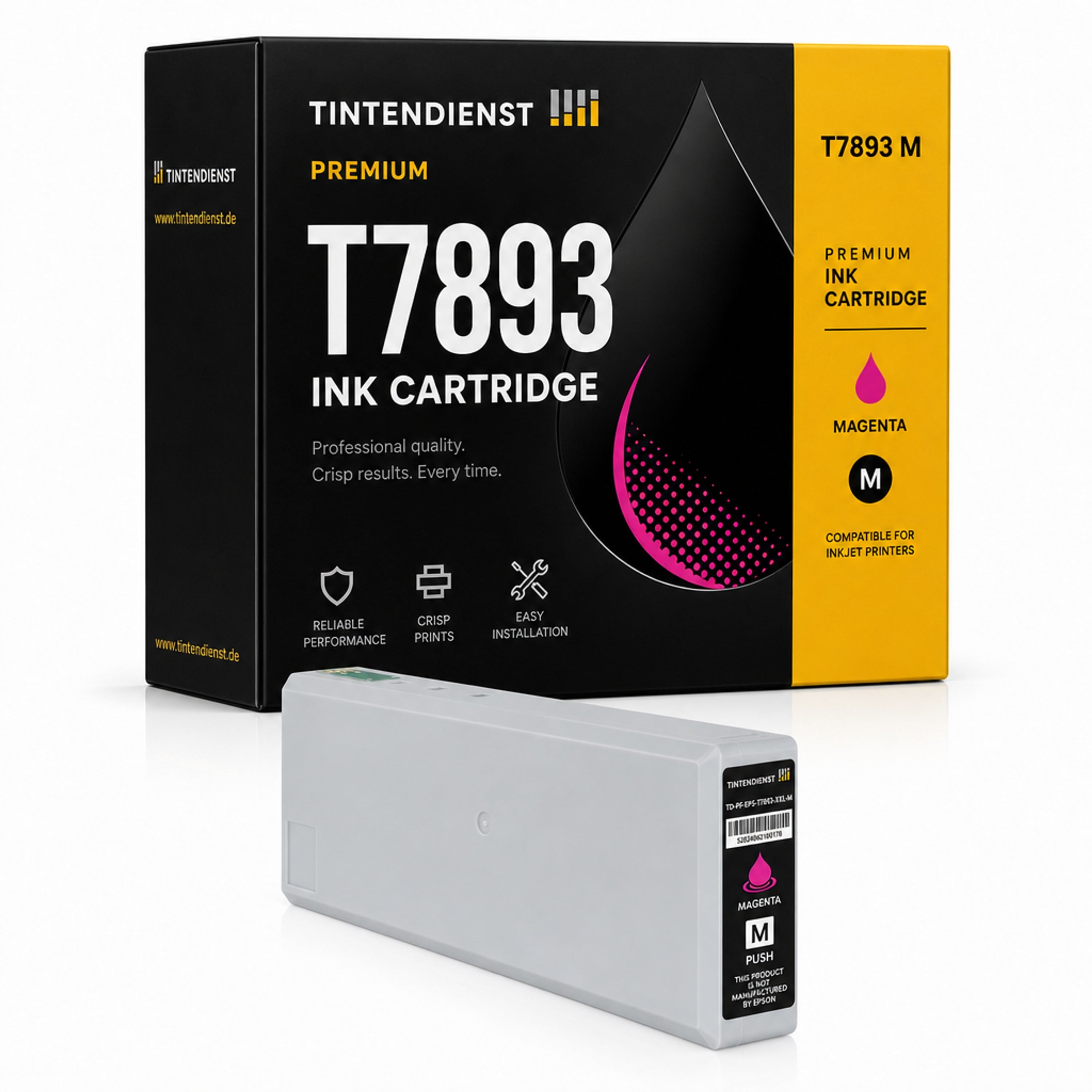 Druckerpatrone kompatibel zu Epson T7893, magenta