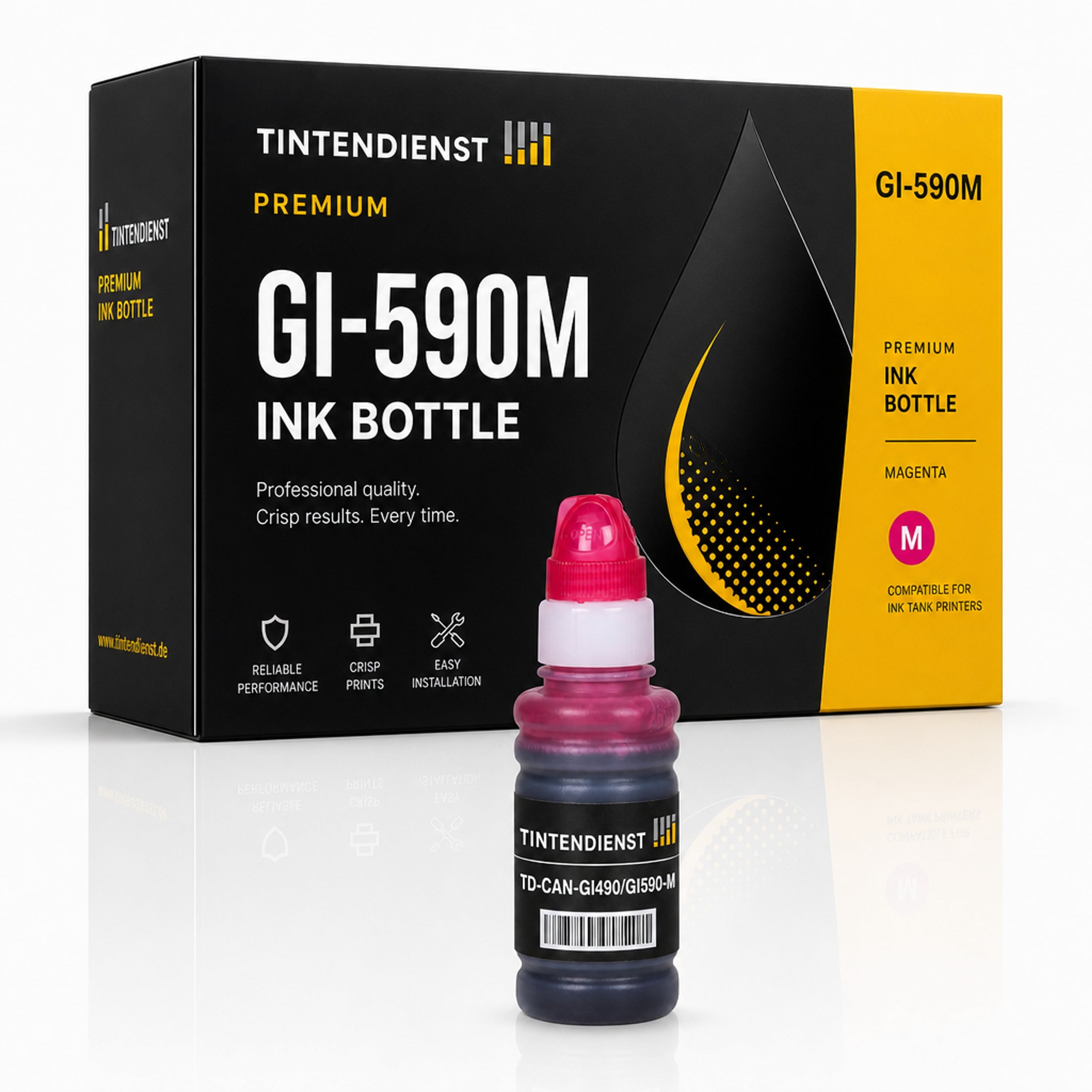 Tintentank kompatibel zu Canon GI-590M, magenta