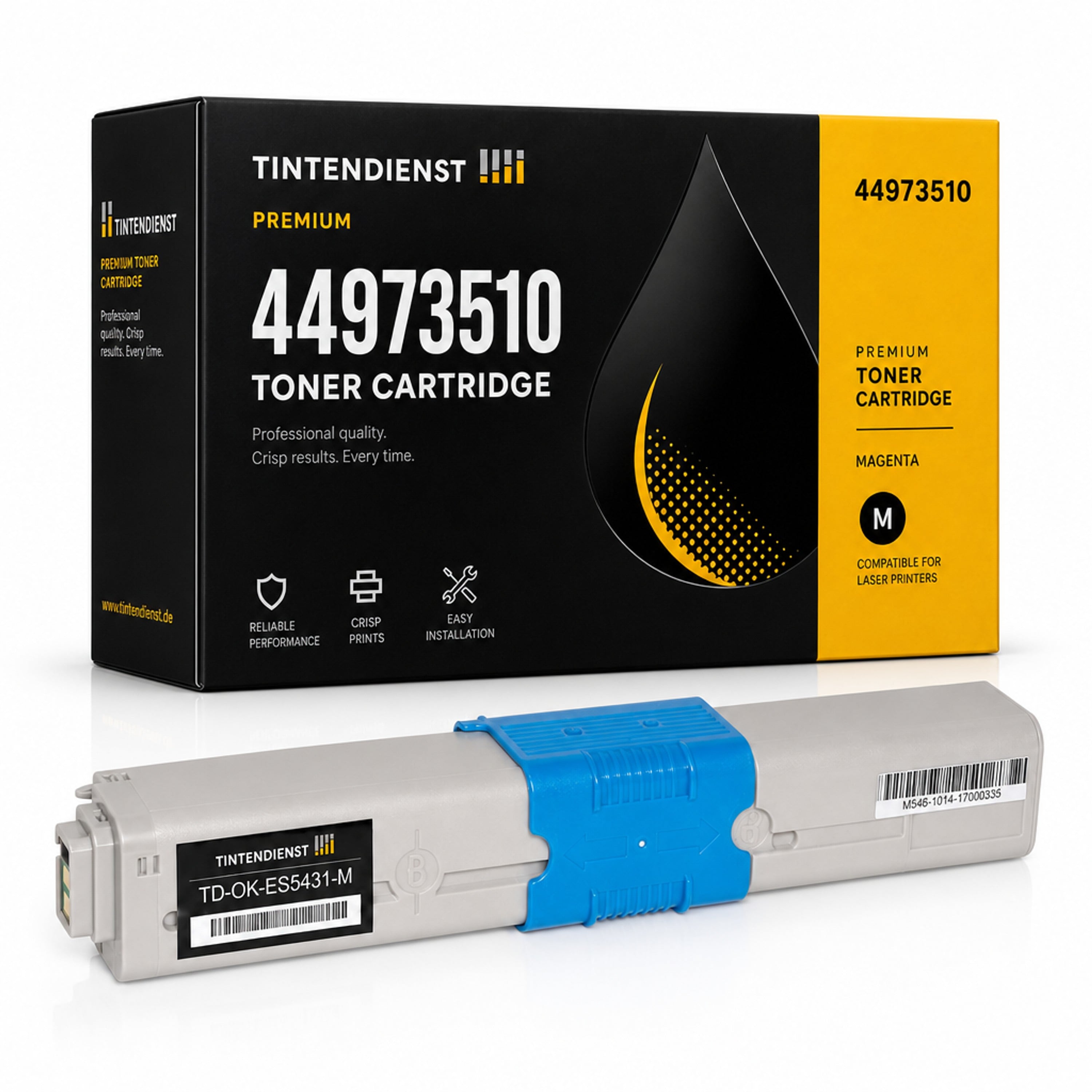 Toner kompatibel zu OKI 44973510, magenta