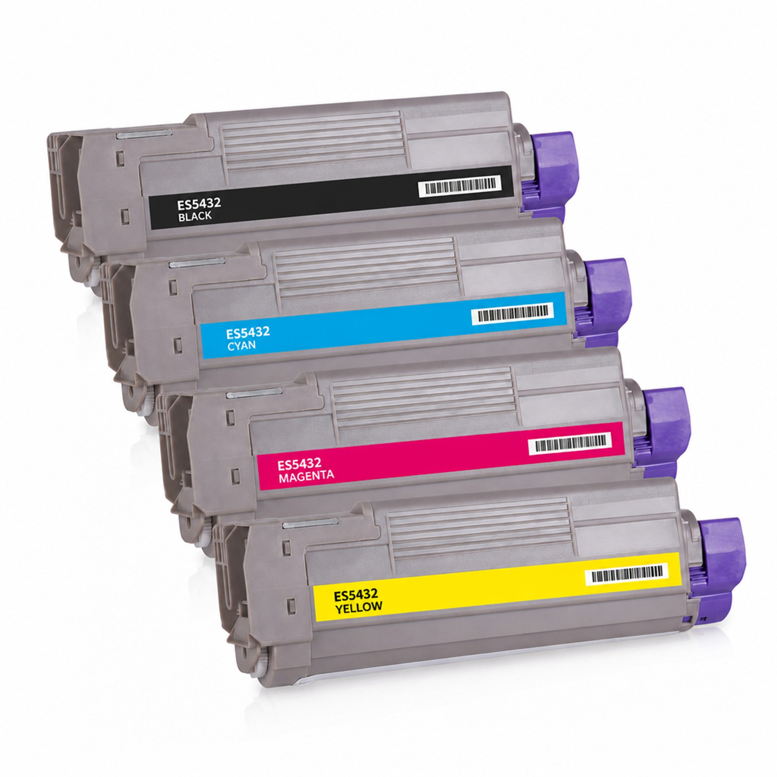 Multipack - Toner ersetzt OKI 46490621, 4 Toner
