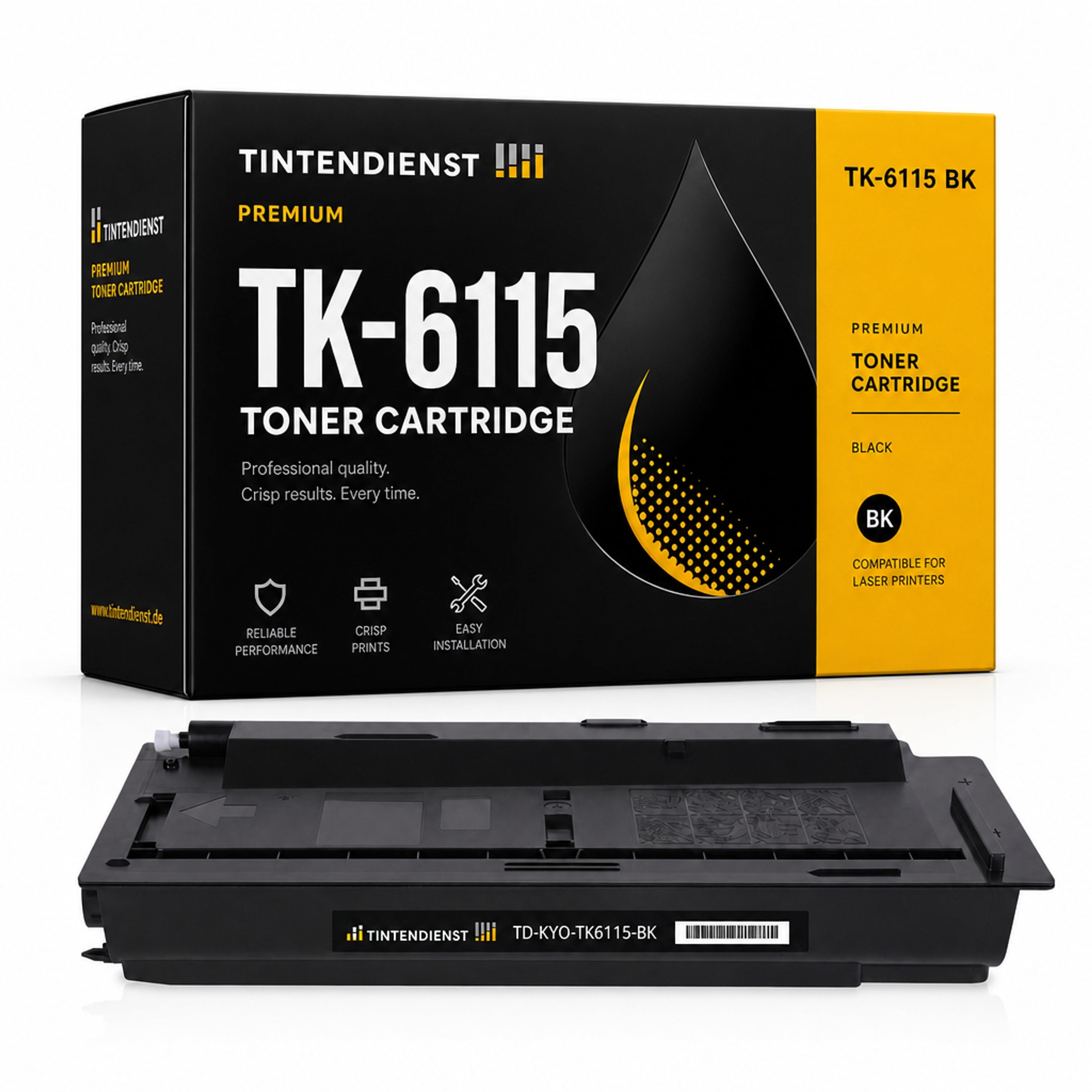 Toner kompatibel zu Kyocera TK-6115, schwarz