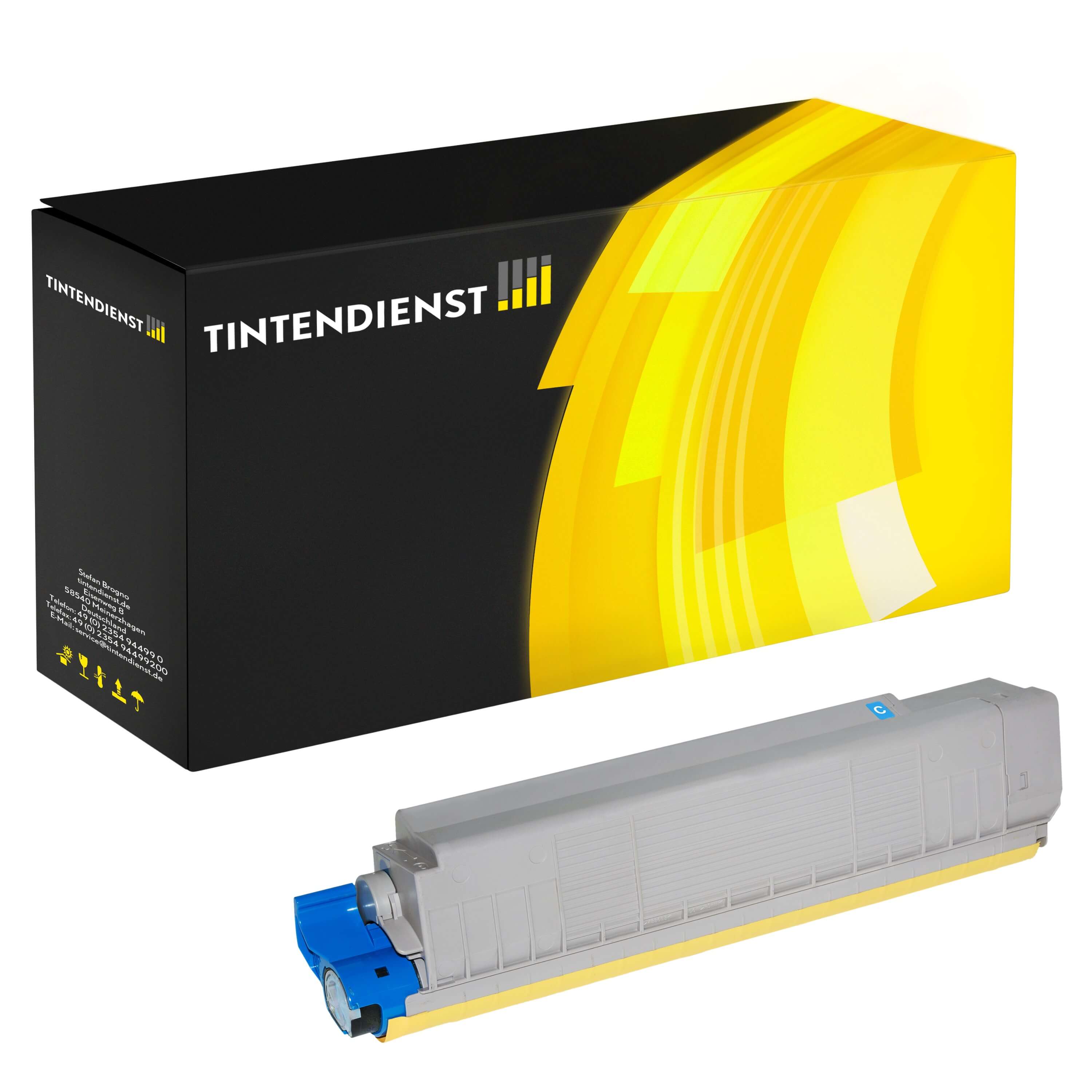 Toner kompatibel zu OKI 44059167, cyan