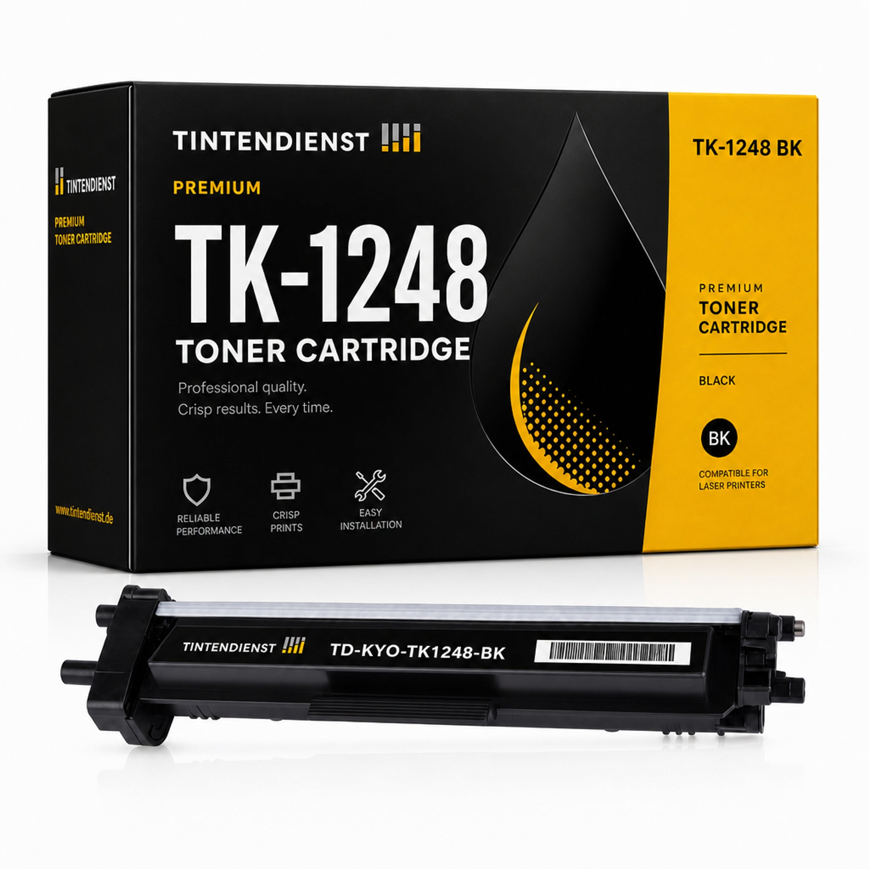 Toner kompatibel zu Kyocera TK-1248, schwarz