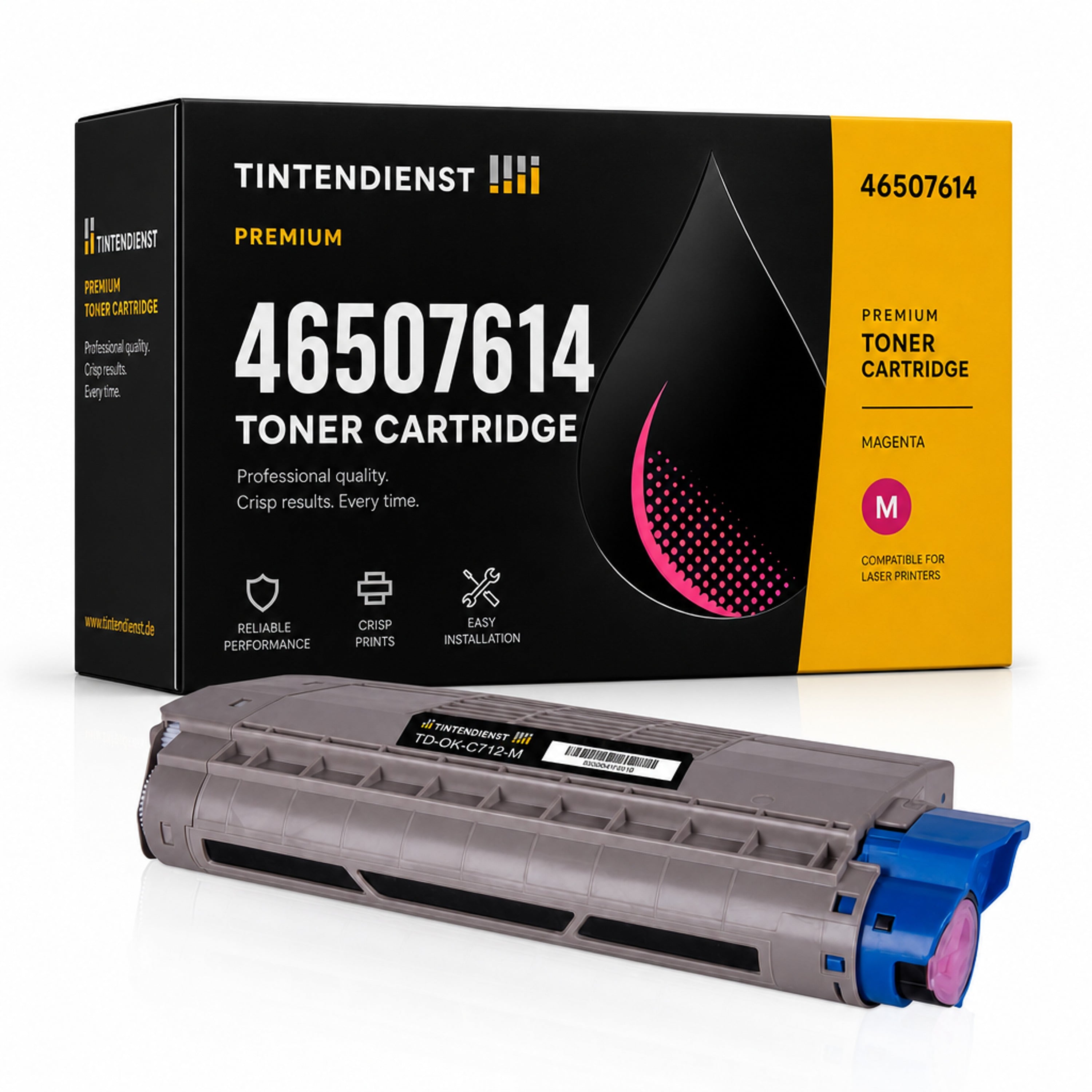 Toner kompatibel zu OKI 46507614, magenta