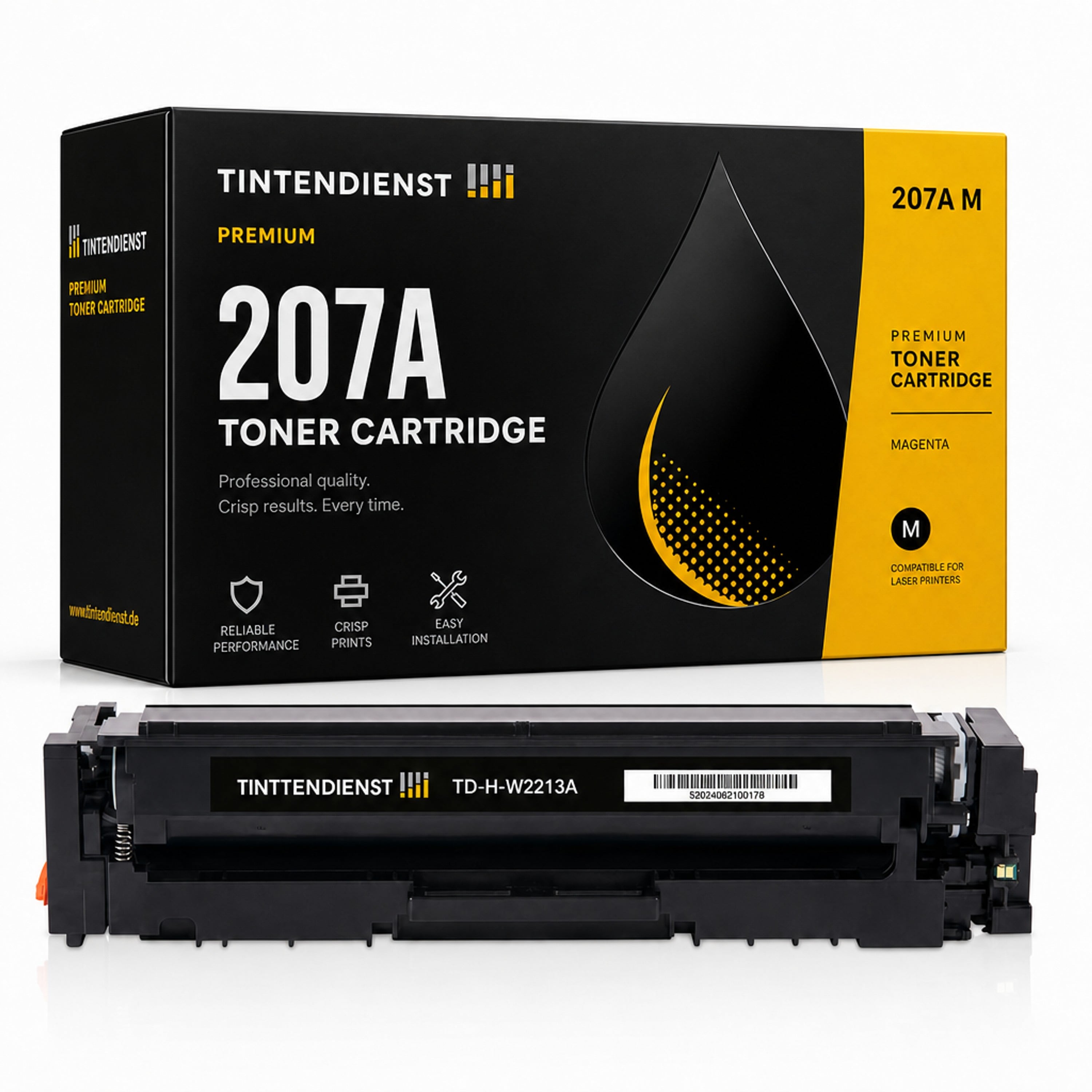 Toner kompatibel zu HP 207A, magenta