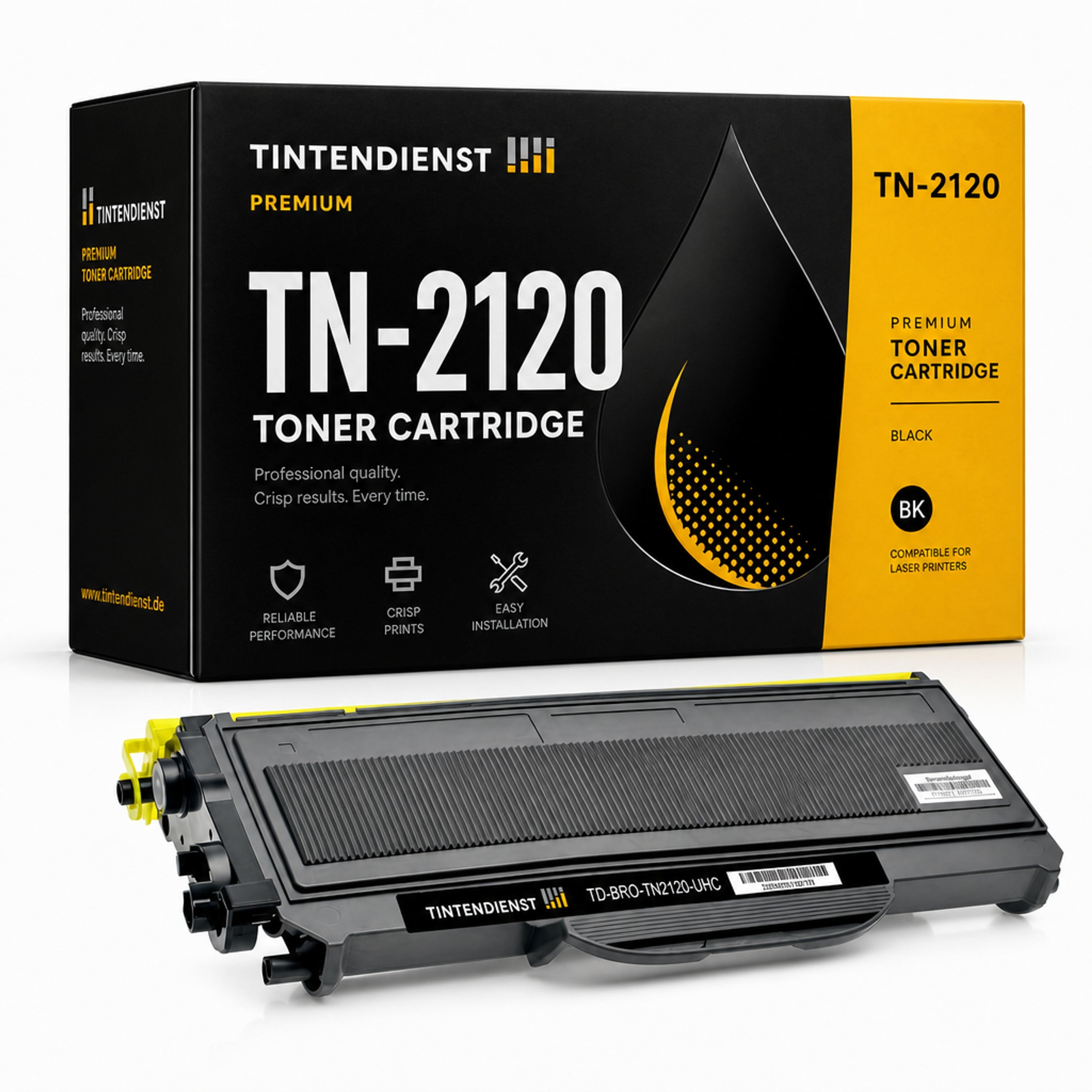 Toner kompatibel zu Brother TN-2120 XL, schwarz