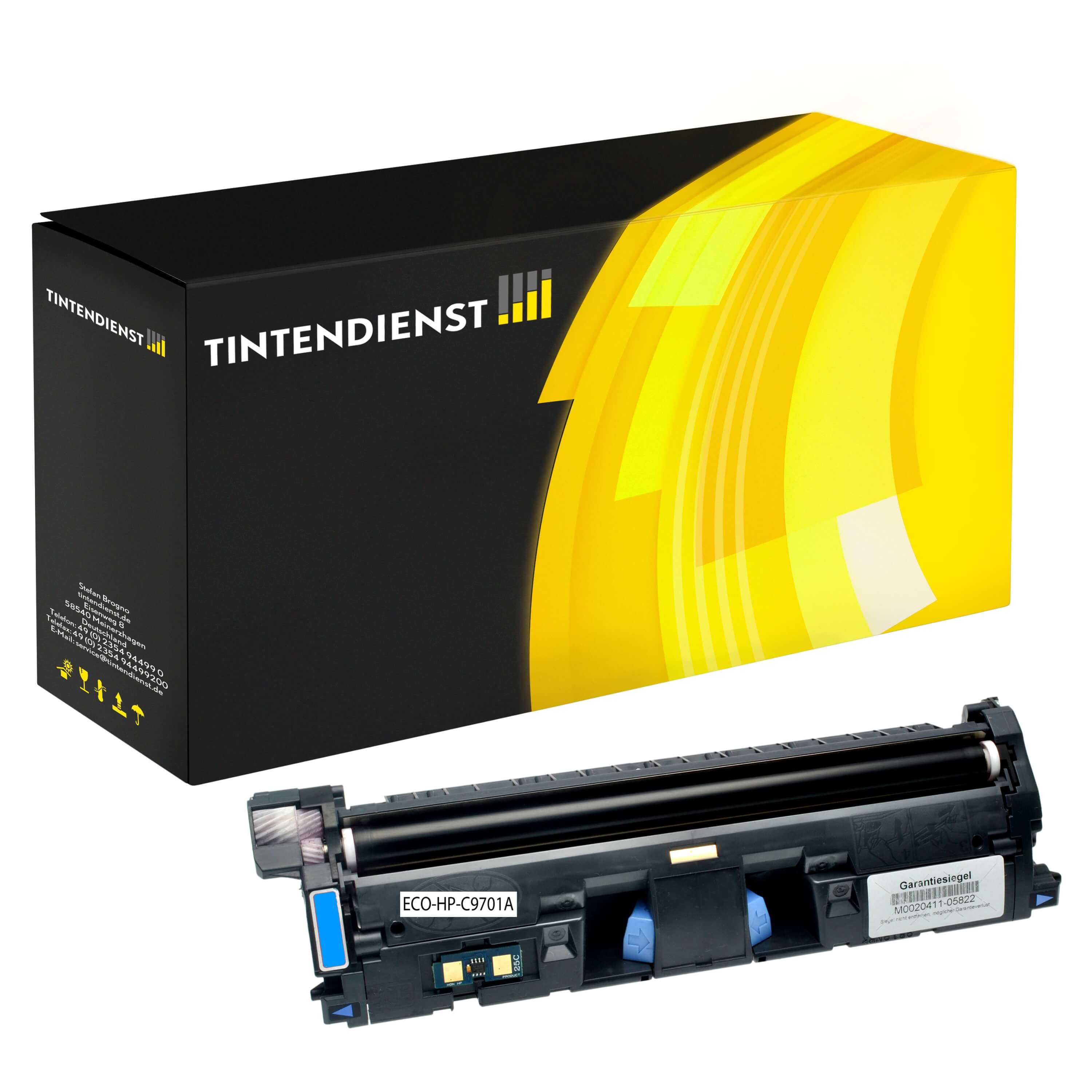 Toner kompatibel zu HP 121A, cyan