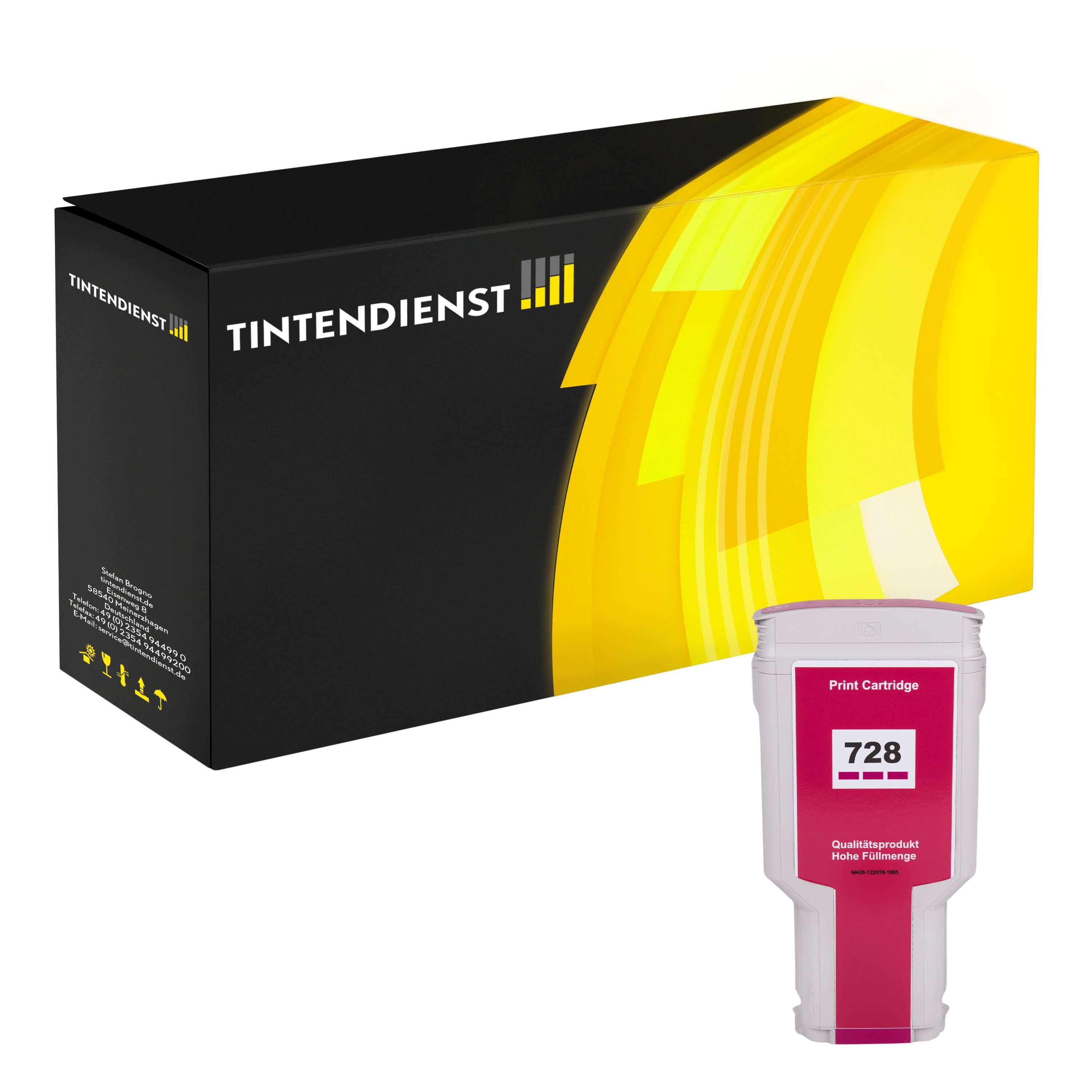 Druckerpatrone kompatibel zu HP 728, magenta