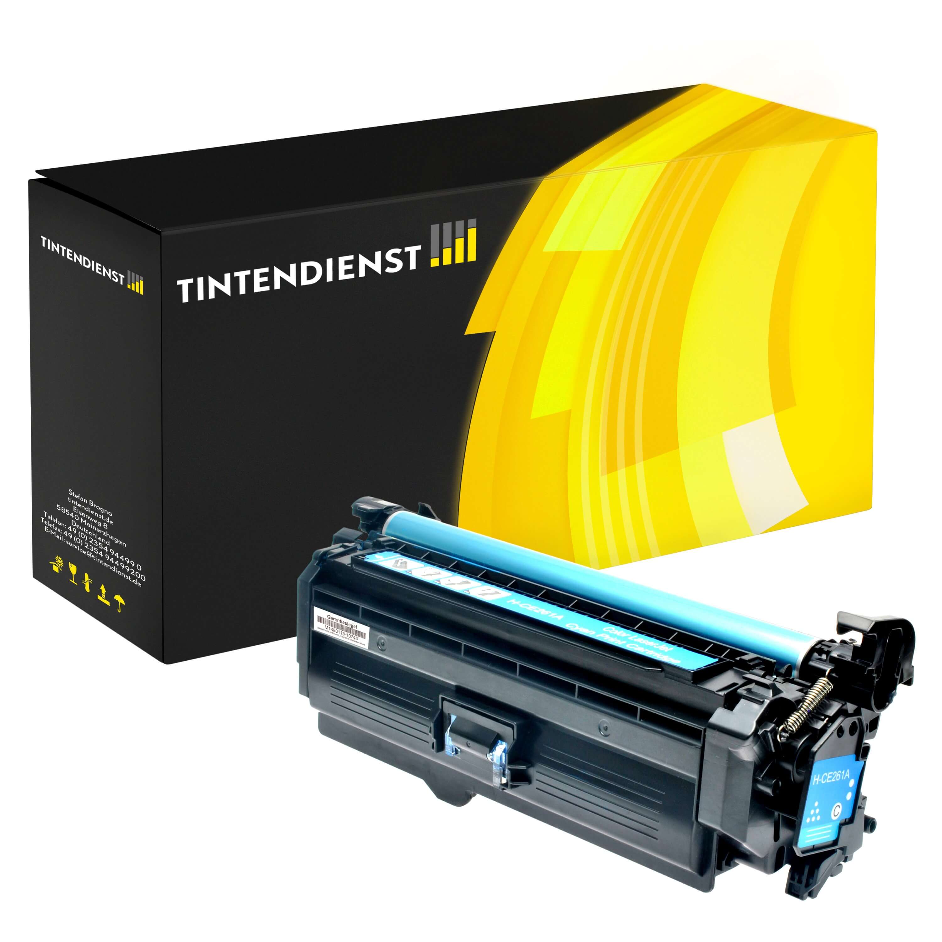 Toner kompatibel zu HP 648A, cyan