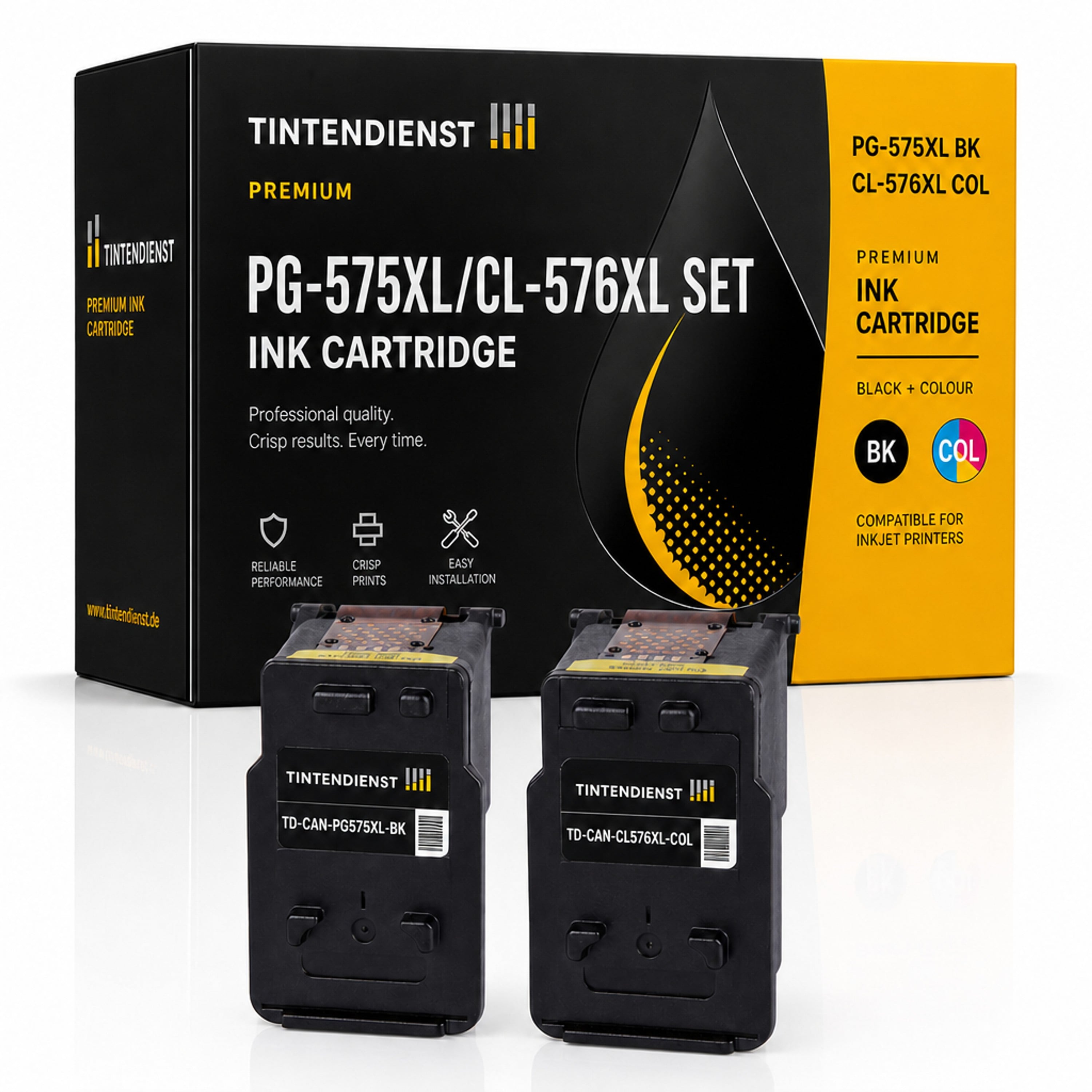 Set kompatibel zu Canon PG-575XL, 2 Patronen