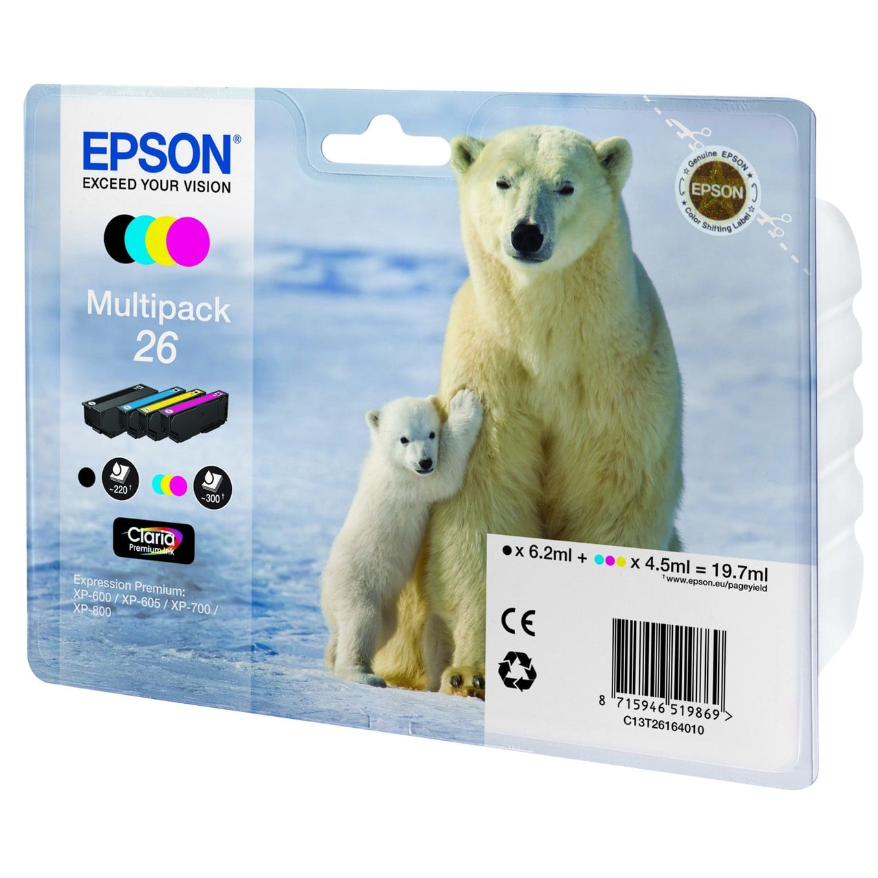 Original Multipack Epson C13T26164010