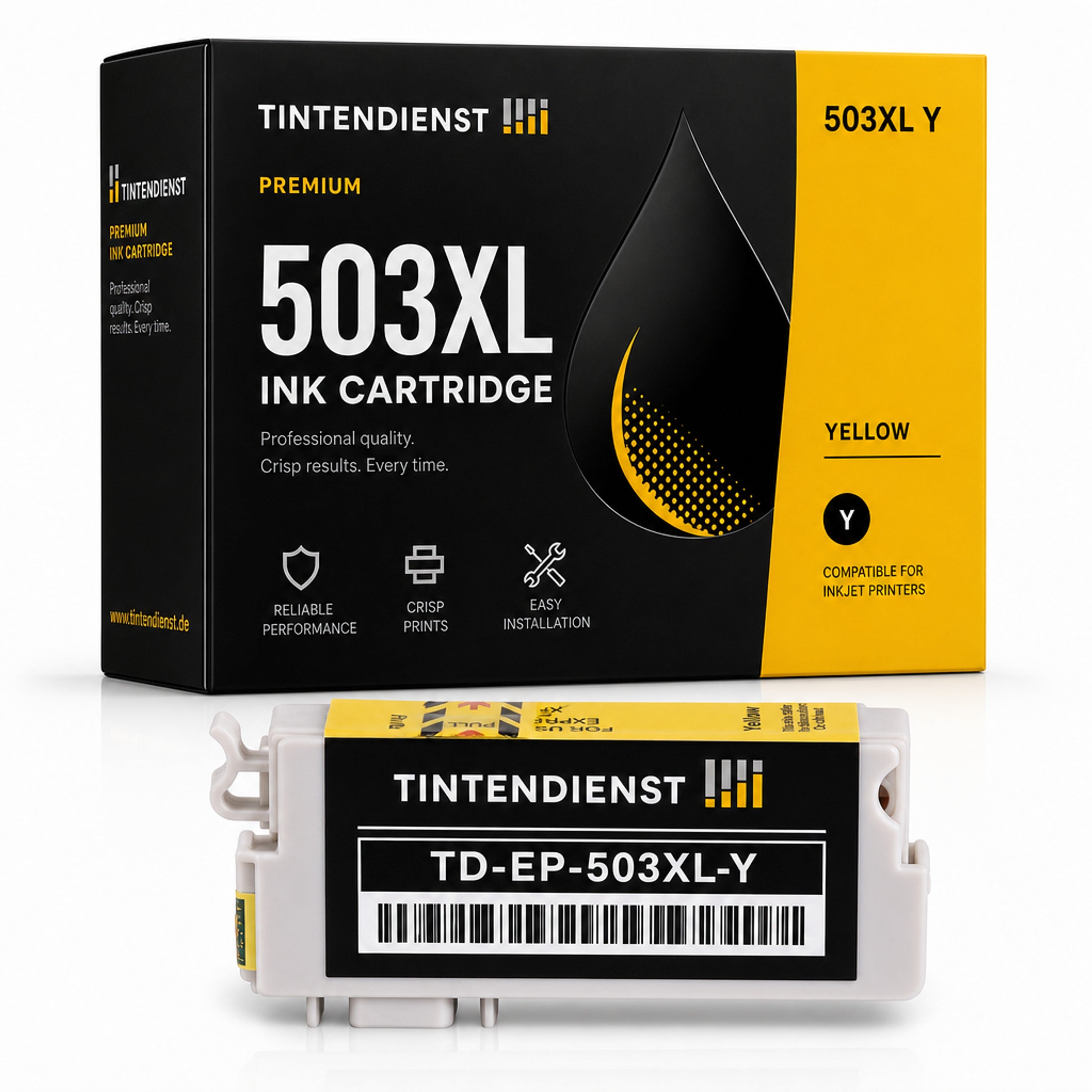 Druckerpatrone kompatibel zu Epson 503XL, gelb
