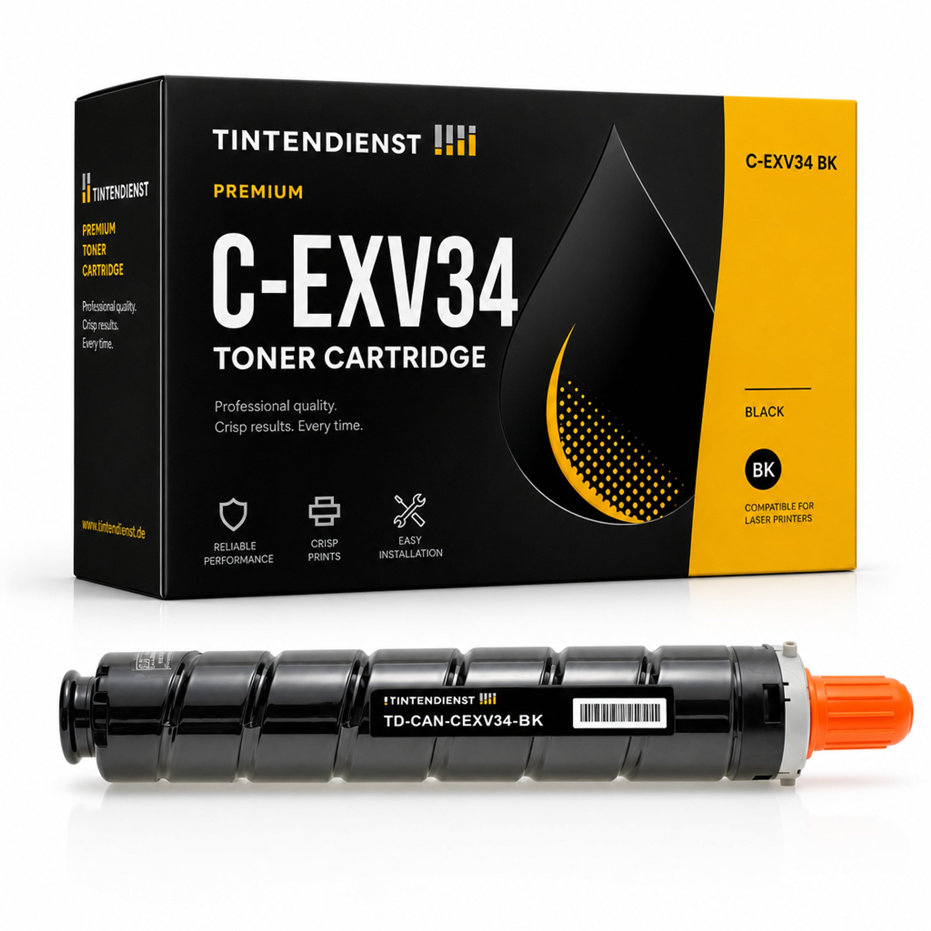 Toner kompatibel zu Canon C-EXV34, schwarz