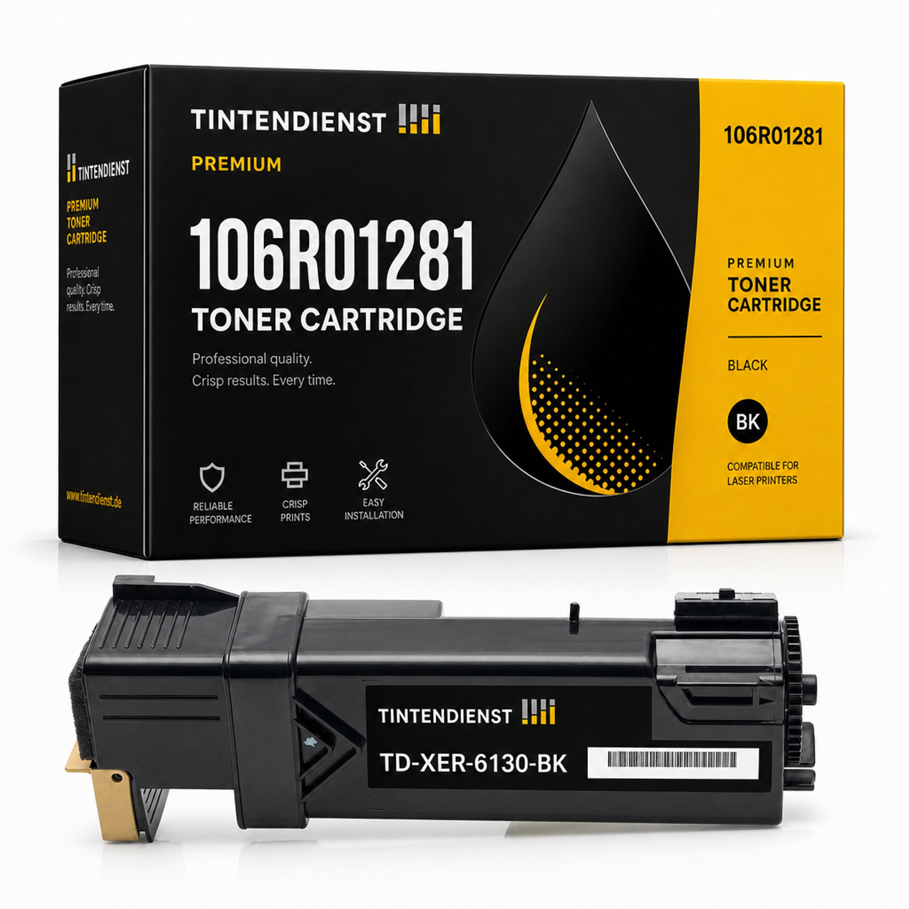 Toner kompatibel zu Xerox 106R01281, schwarz