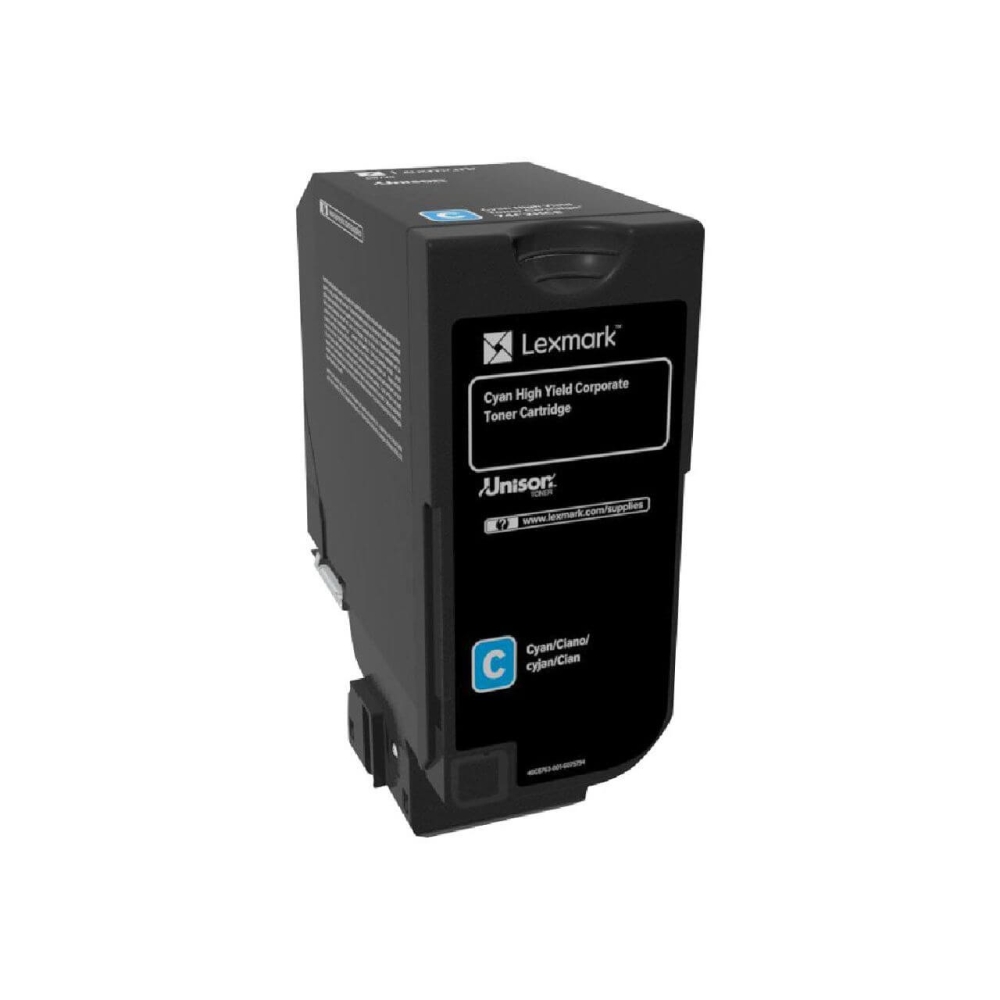 Original Lexmark Toner 74C2HCE Cyan