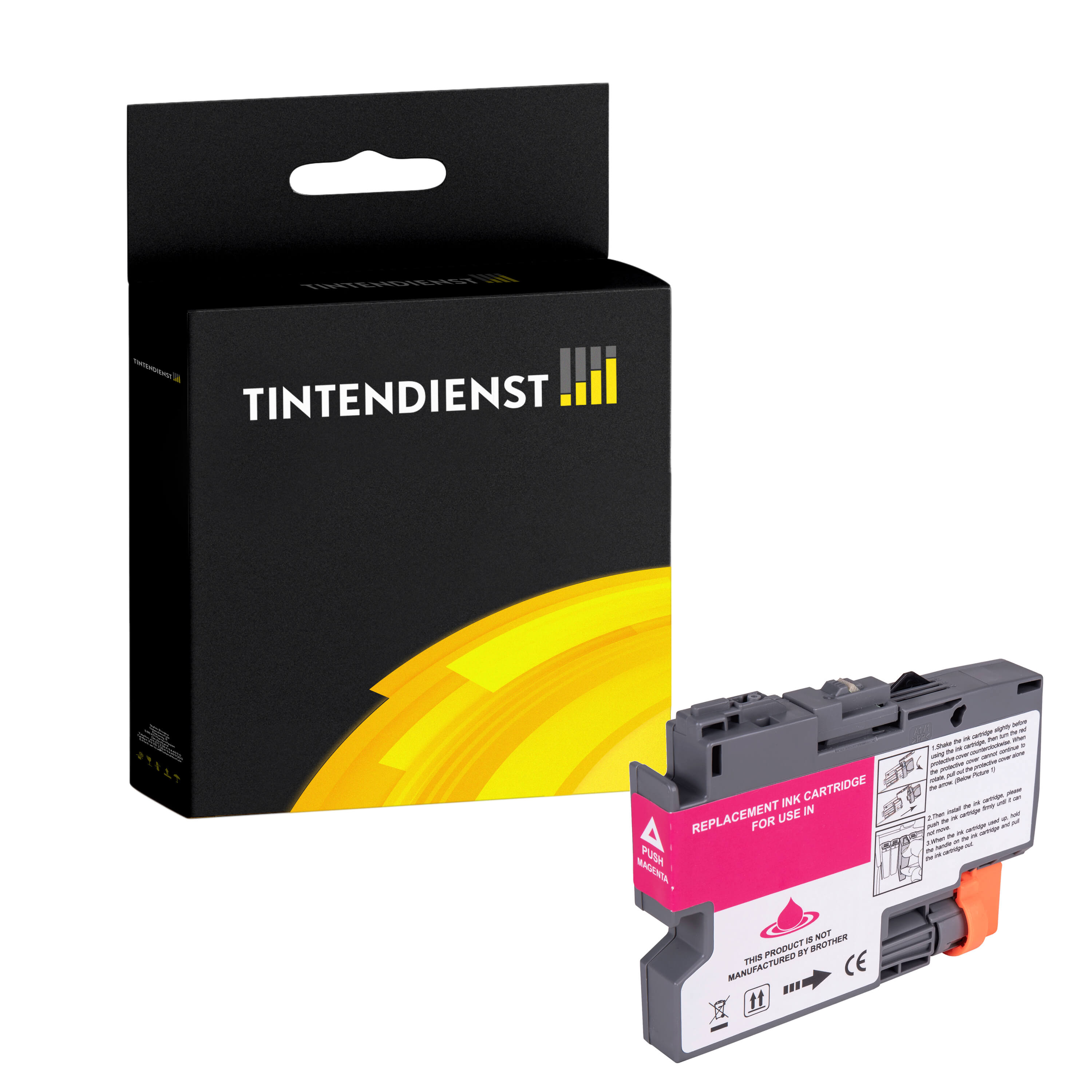 Tintendienst kompatibel für Brother Tintenpatrone LC-426XLM Magenta [XXL Füllmenge]
