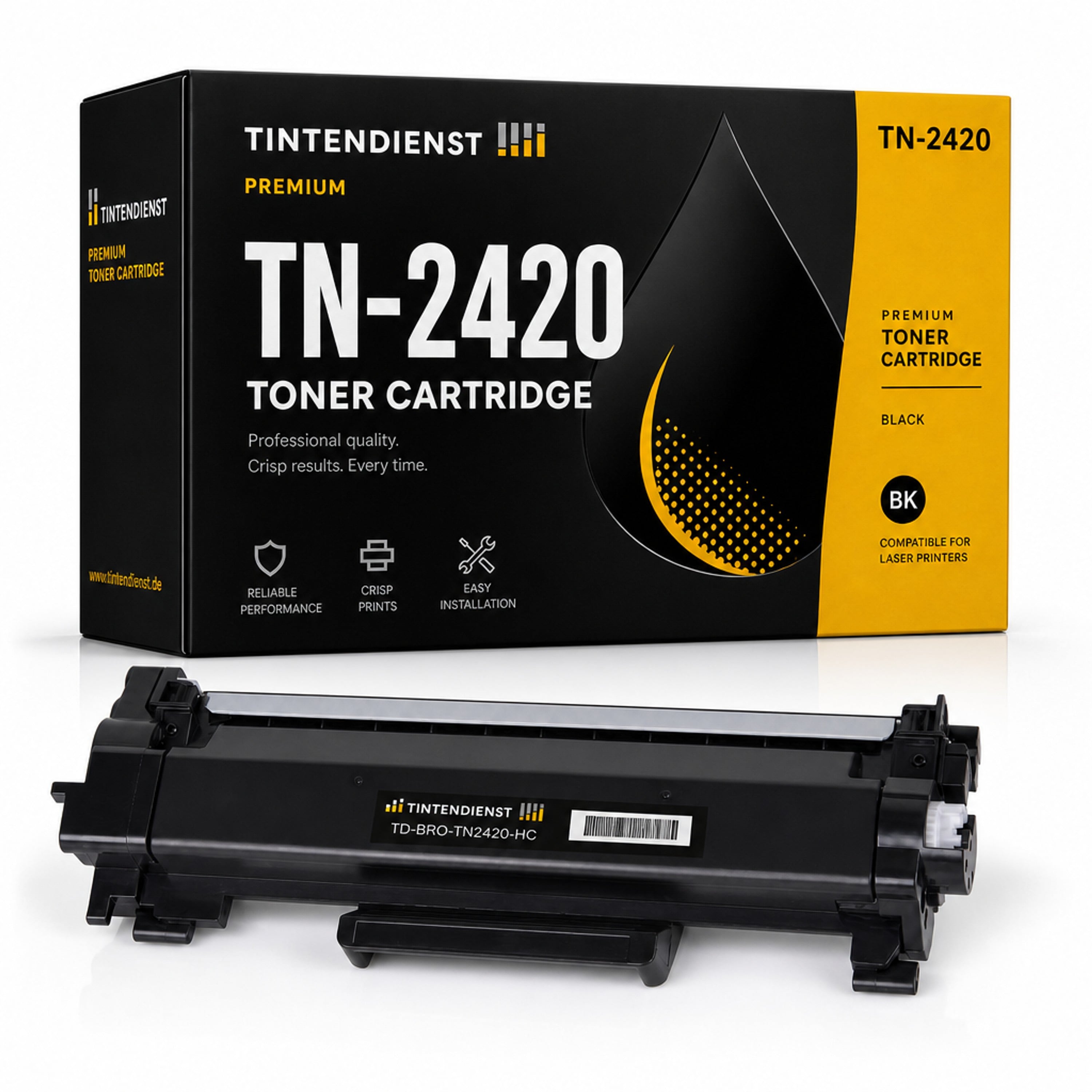 Toner kompatibel zu Brother TN-2420, schwarz