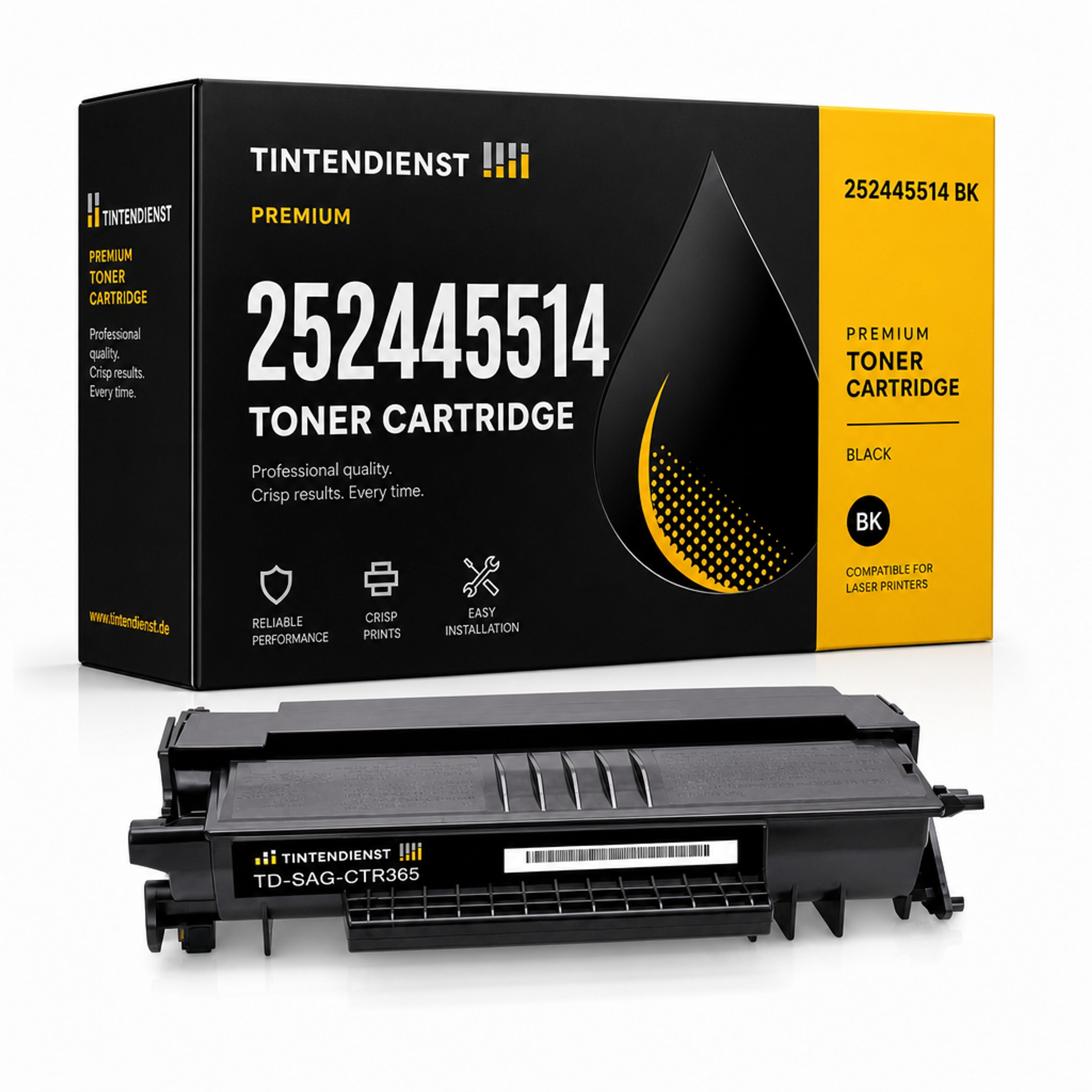 Toner kompatibel zu Sagem 252445514, schwarz