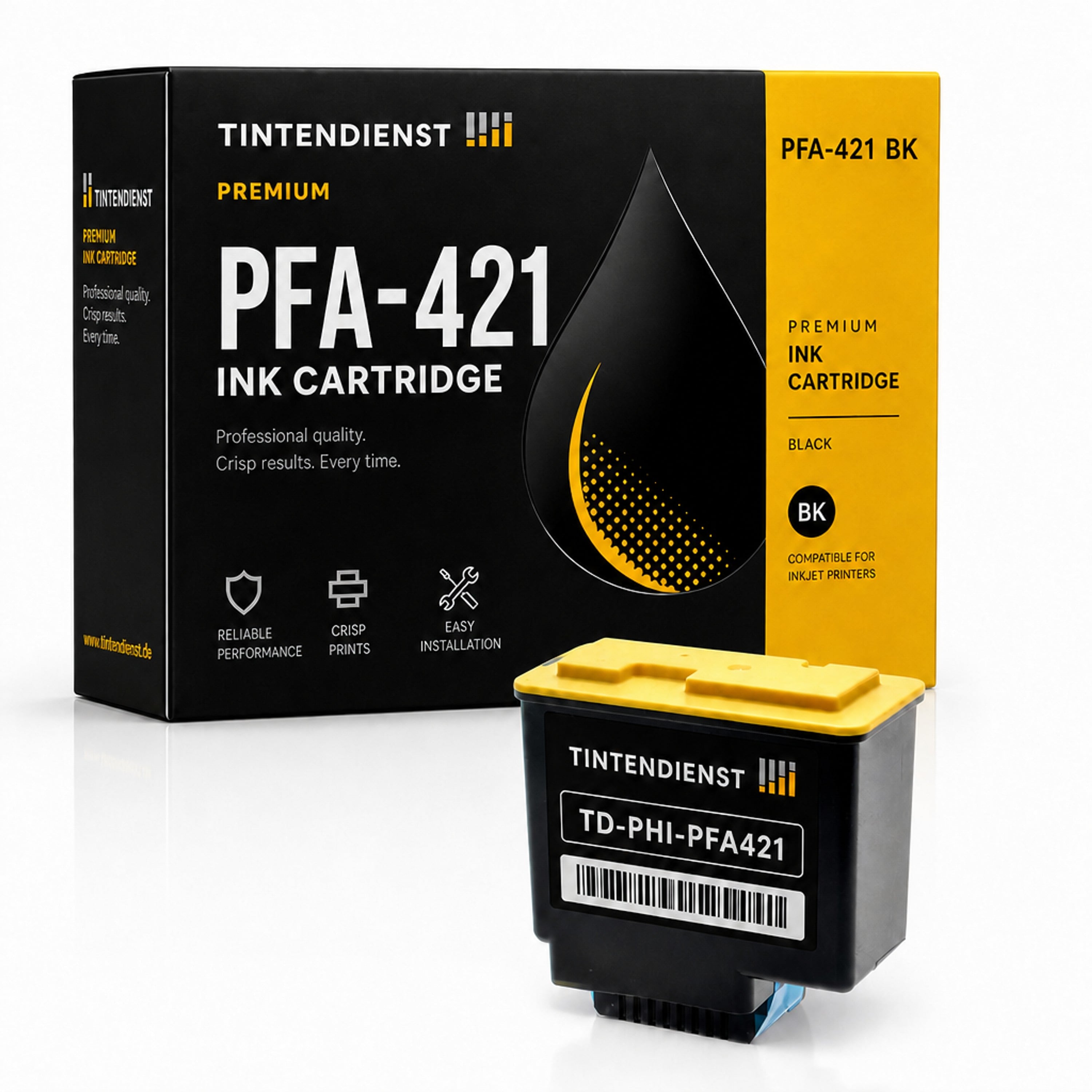 Druckerpatrone kompatibel zu Philips PFA-421, schwarz