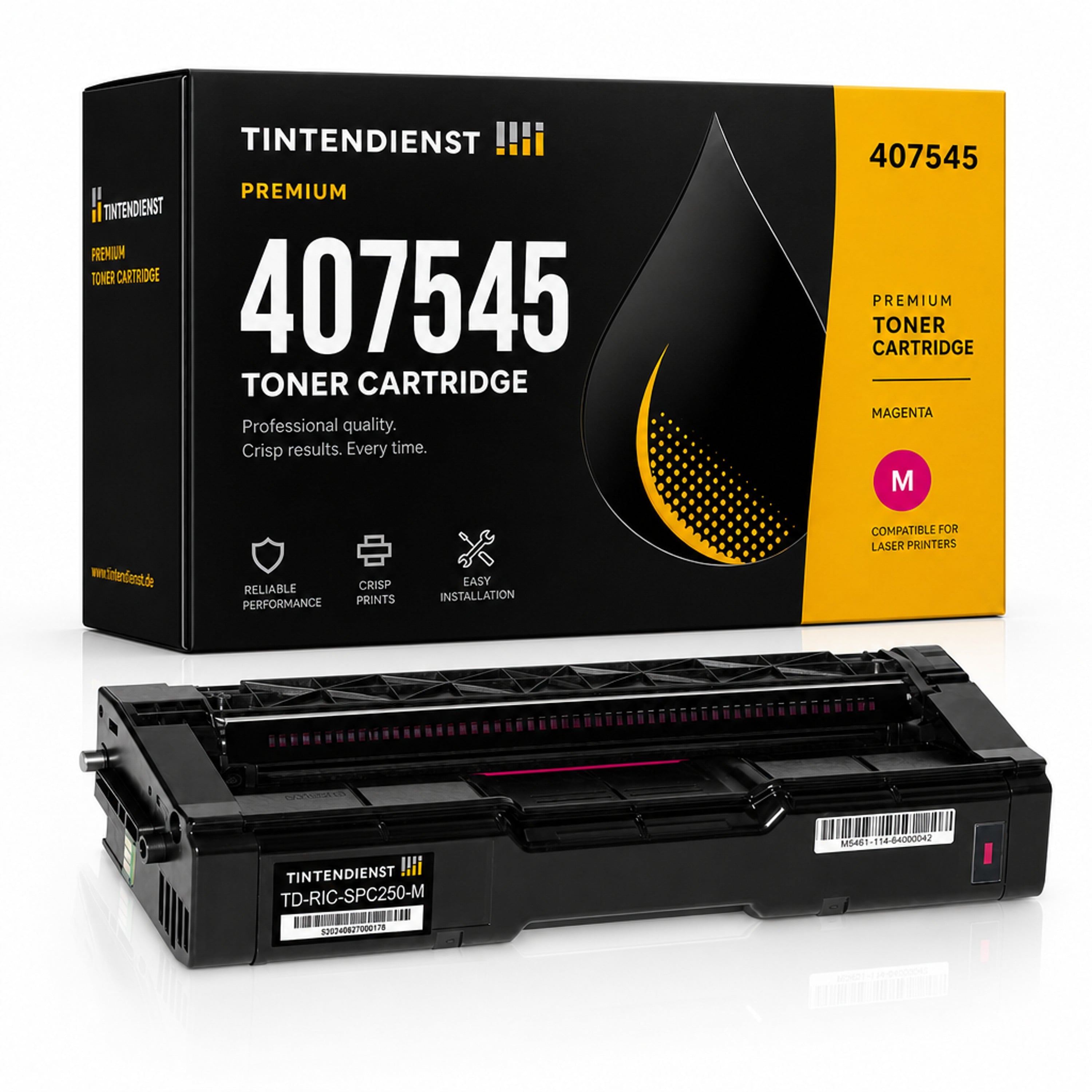 Toner kompatibel zu Ricoh 407545, magenta